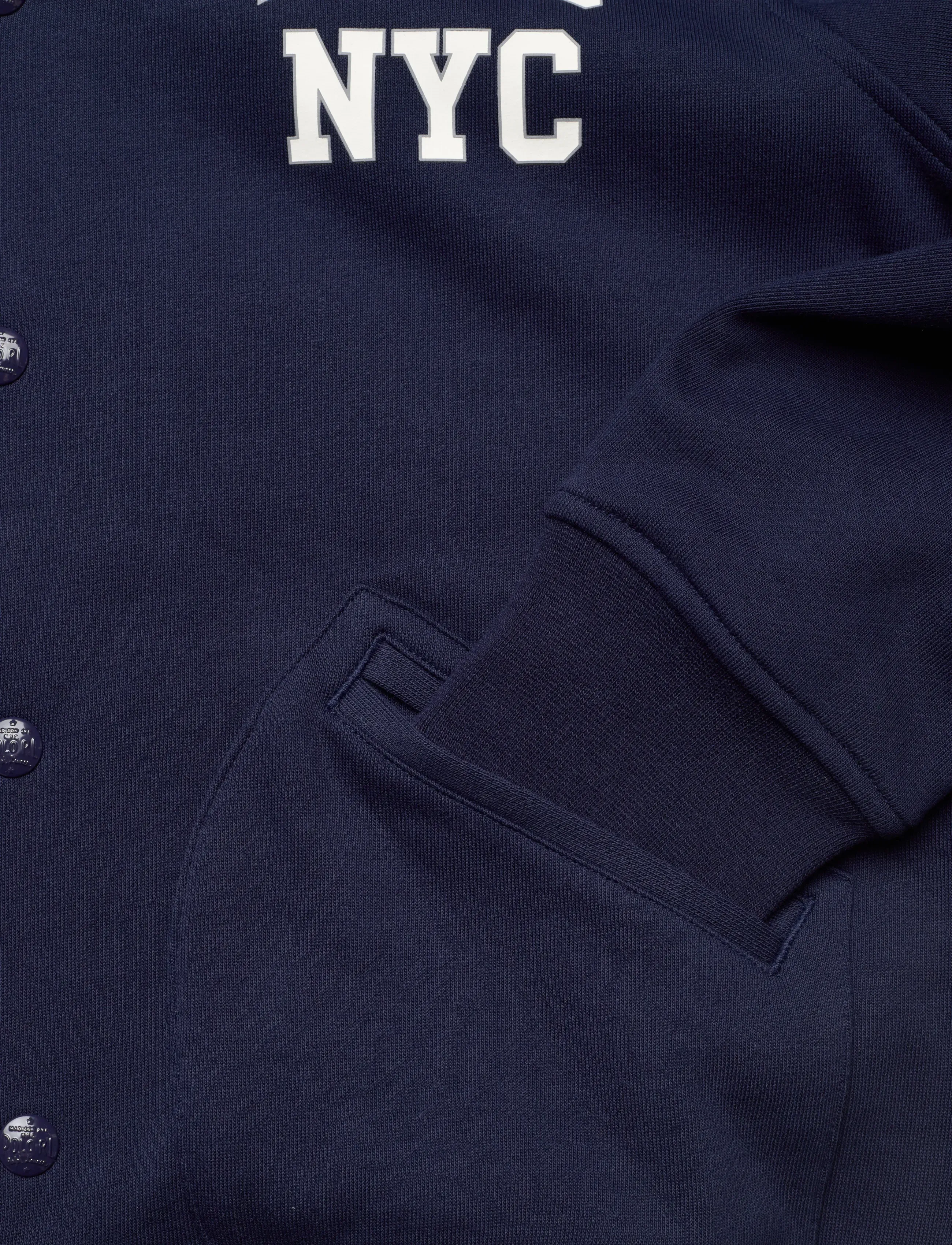 Polo Ralph Lauren - Fleece Graphic Baseball Jacket - collegejakker - cruise navy - 3