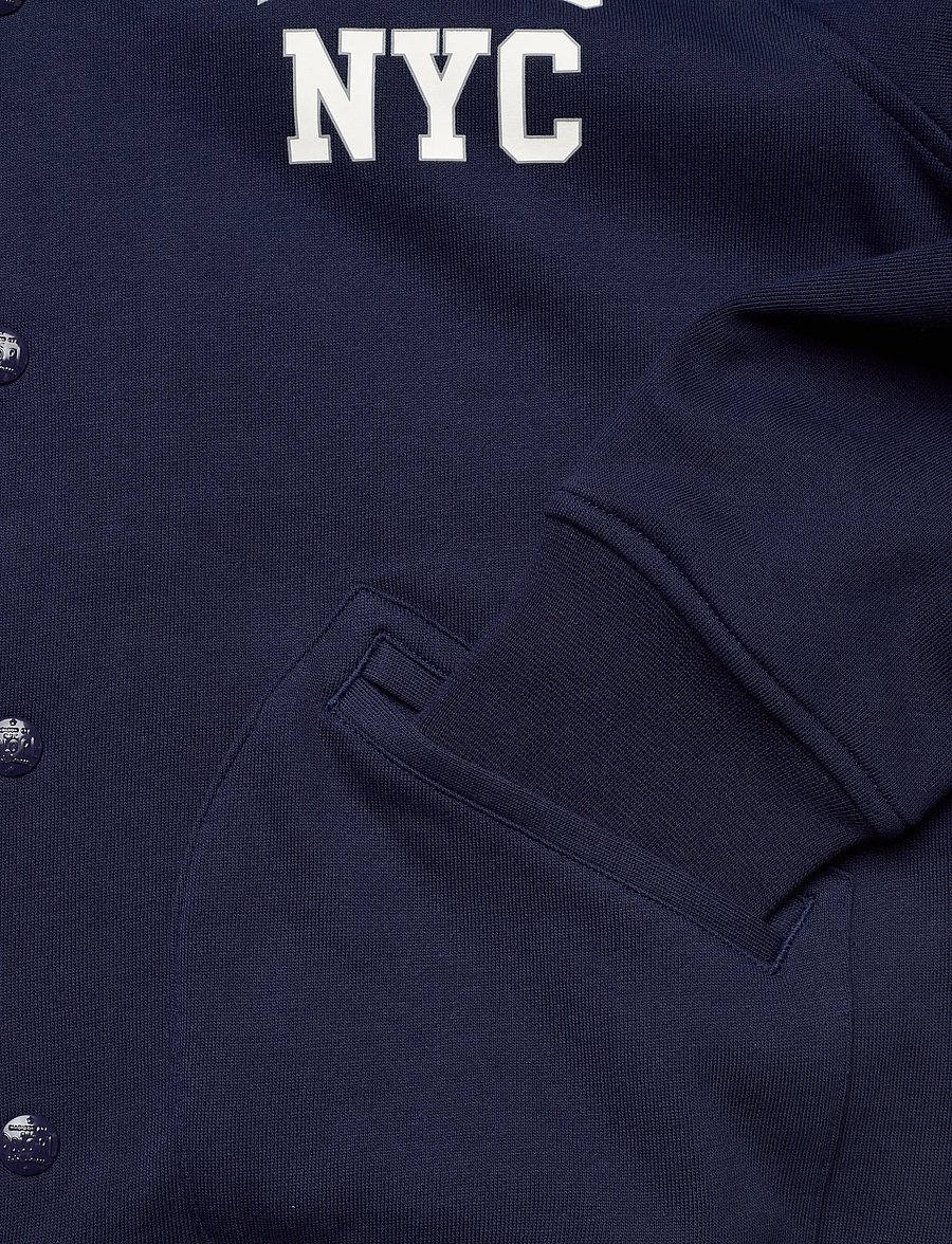 Polo Ralph Lauren - Fleece Graphic Baseball Jacket - vestes d’université - cruise navy - 3
