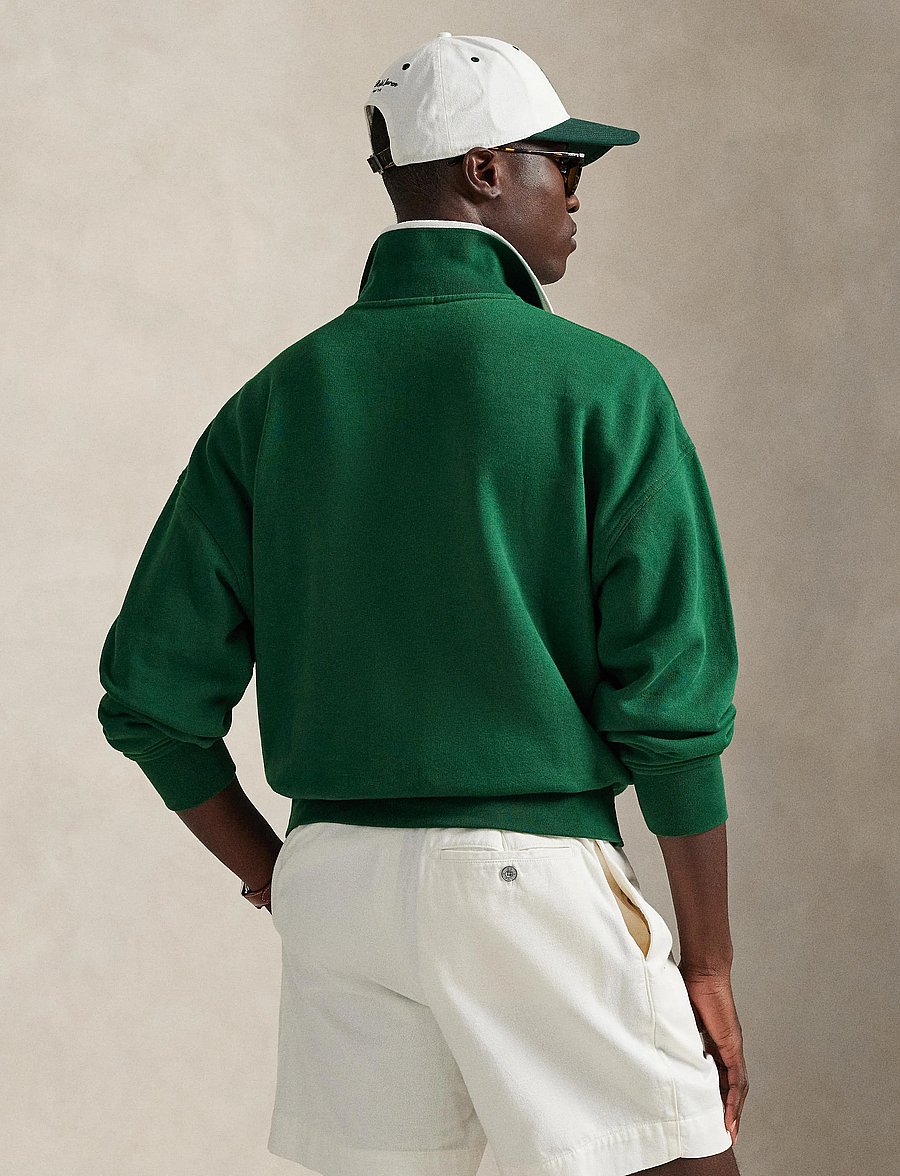 Polo Ralph Lauren - Relaxed Fit Fleece Graphic Sweatshirt - poloer i strik med lange ærmer - new forest - 3