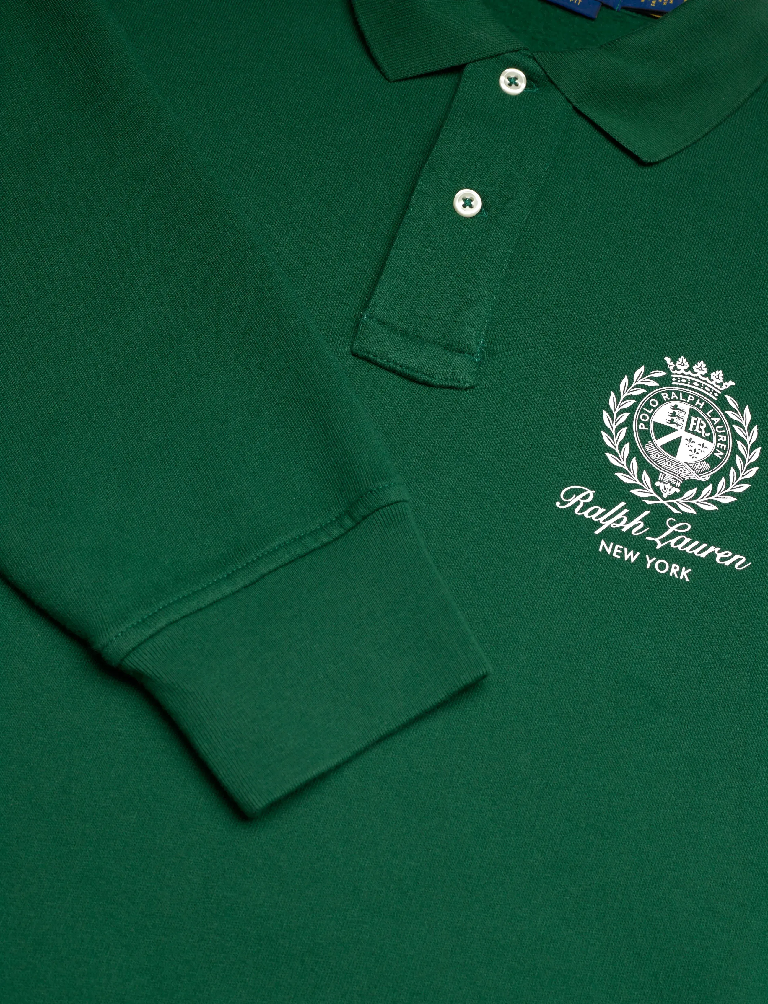 Polo Ralph Lauren - Relaxed Fit Fleece Graphic Sweatshirt - poloer i strik med lange ærmer - new forest - 4