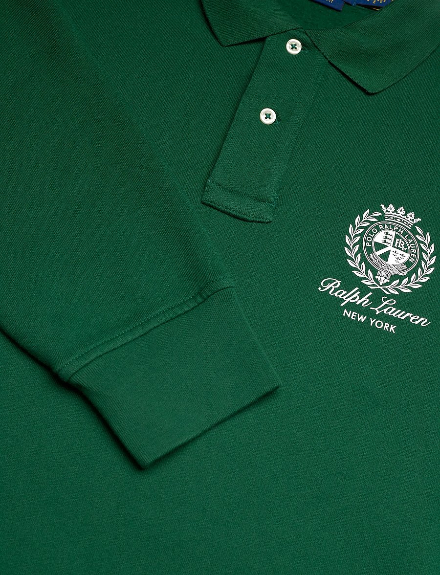 Polo Ralph Lauren - Relaxed Fit Fleece Graphic Sweatshirt - poloer i strik med lange ærmer - new forest - 4
