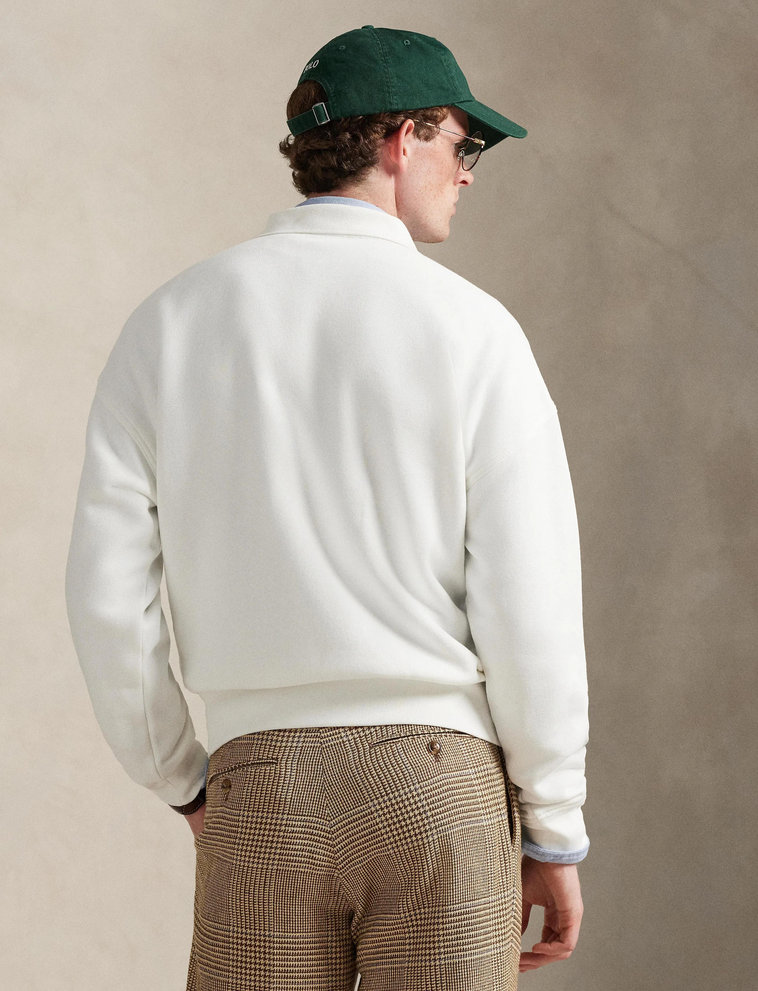 Polo Ralph Lauren - Relaxed Fit Fleece Graphic Sweatshirt - poloer i strik med lange ærmer - white - 3