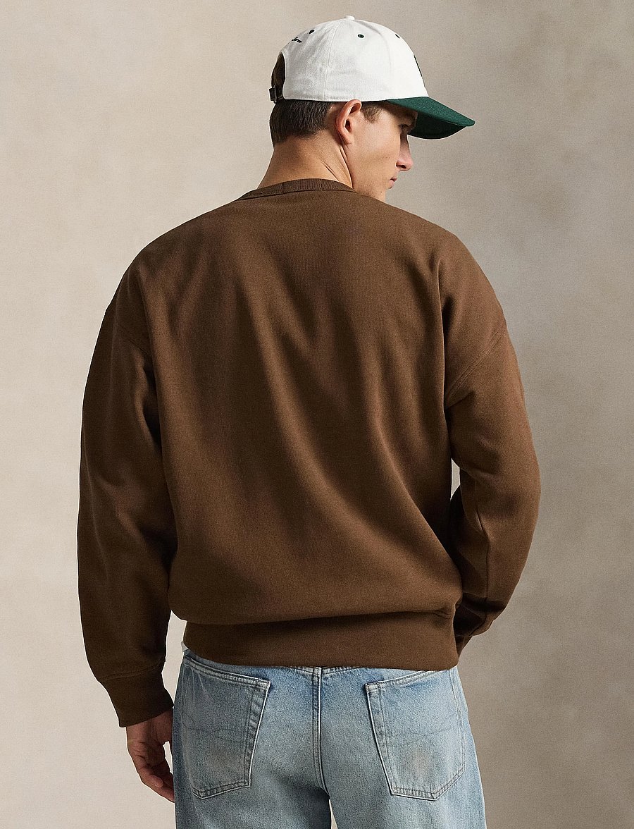 Polo Ralph Lauren - Relaxed Fit Fleece Graphic Sweatshirt - osta olukorra järgi - branch brown - 3