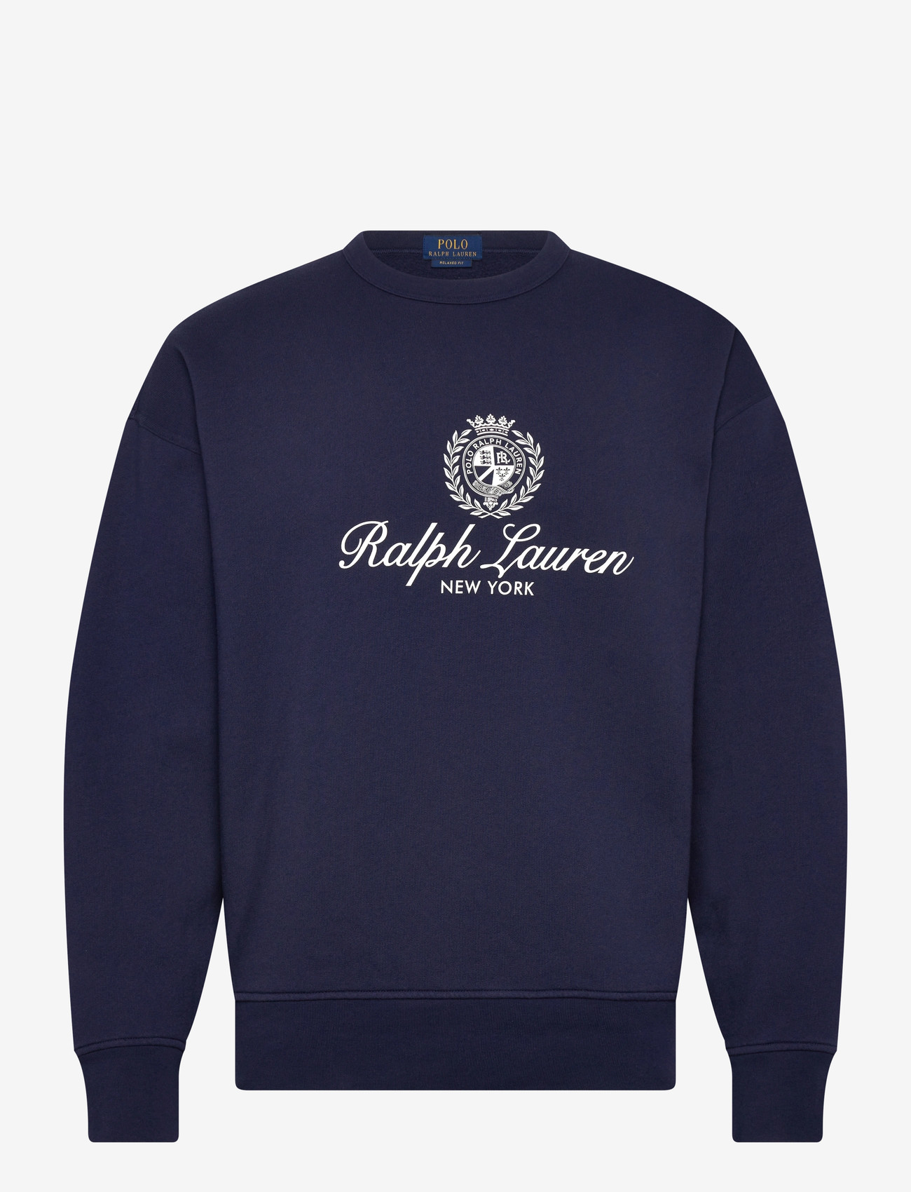 Polo Ralph Lauren - Relaxed Fit Fleece Graphic Sweatshirt - shop by occasion - newport navy - 0