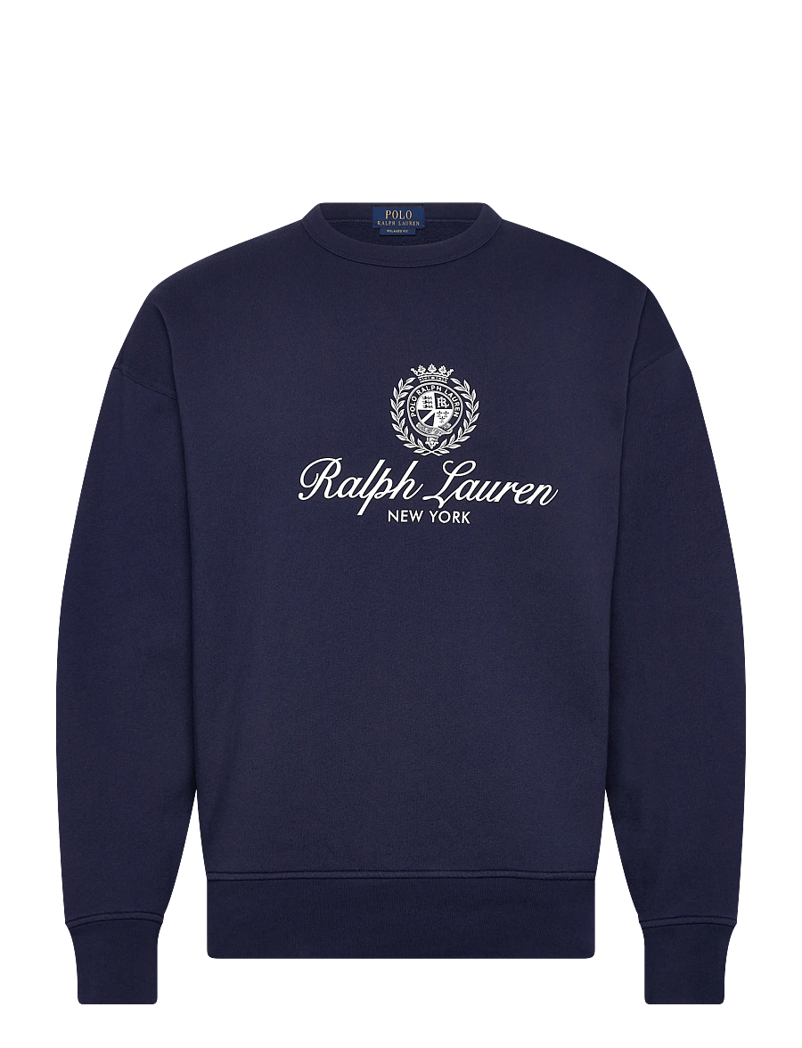 Polo Ralph Lauren - Relaxed Fit Fleece Graphic Sweatshirt - hettupeysur - newport navy - 0