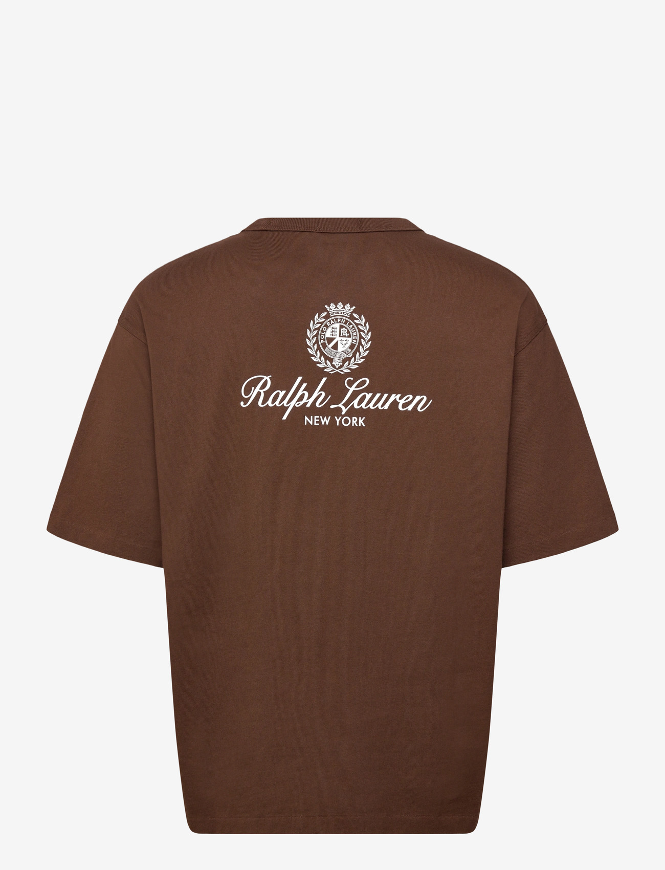 Polo Ralph Lauren - Relaxed Fit Jersey Graphic T-Shirt - t-shirts - branch brown - 1