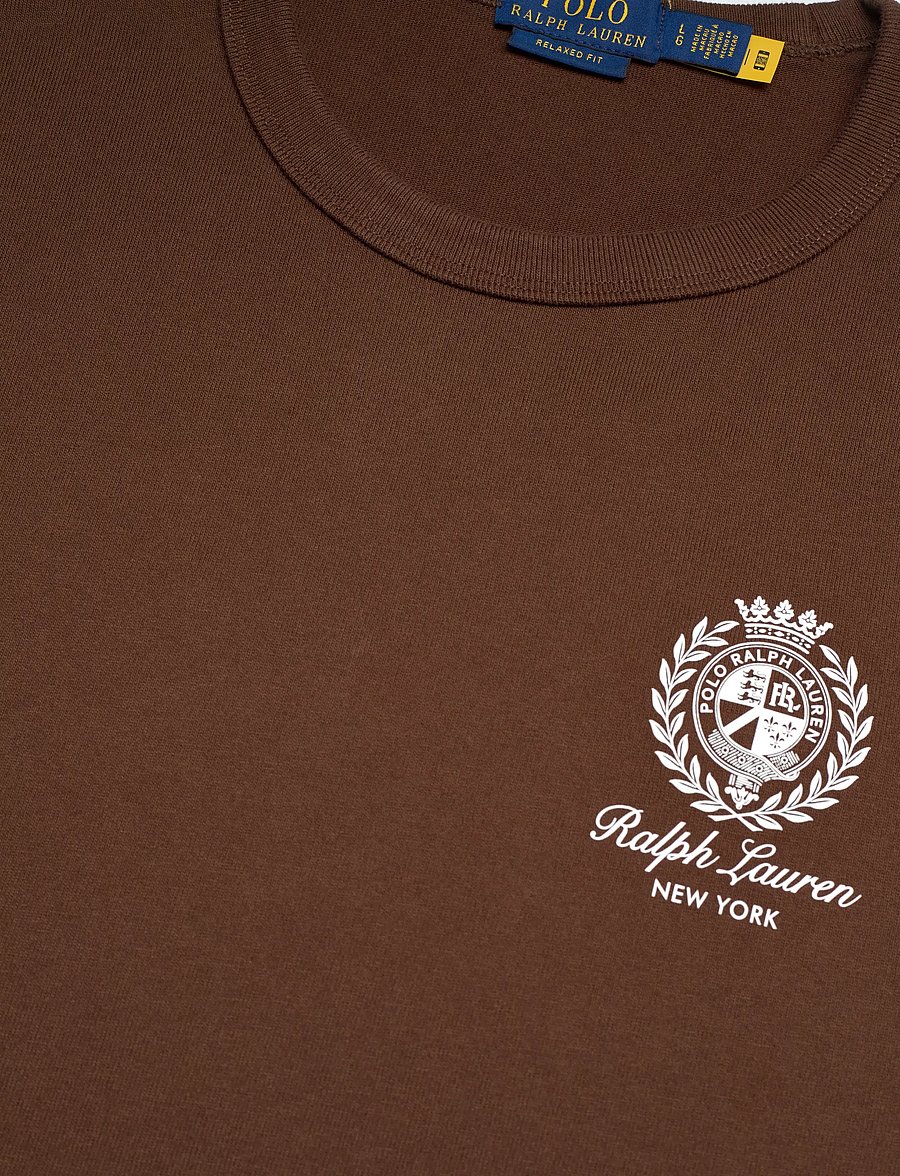 Polo Ralph Lauren - Relaxed Fit Jersey Graphic T-Shirt - kurzärmelige t-shirts - branch brown - 2
