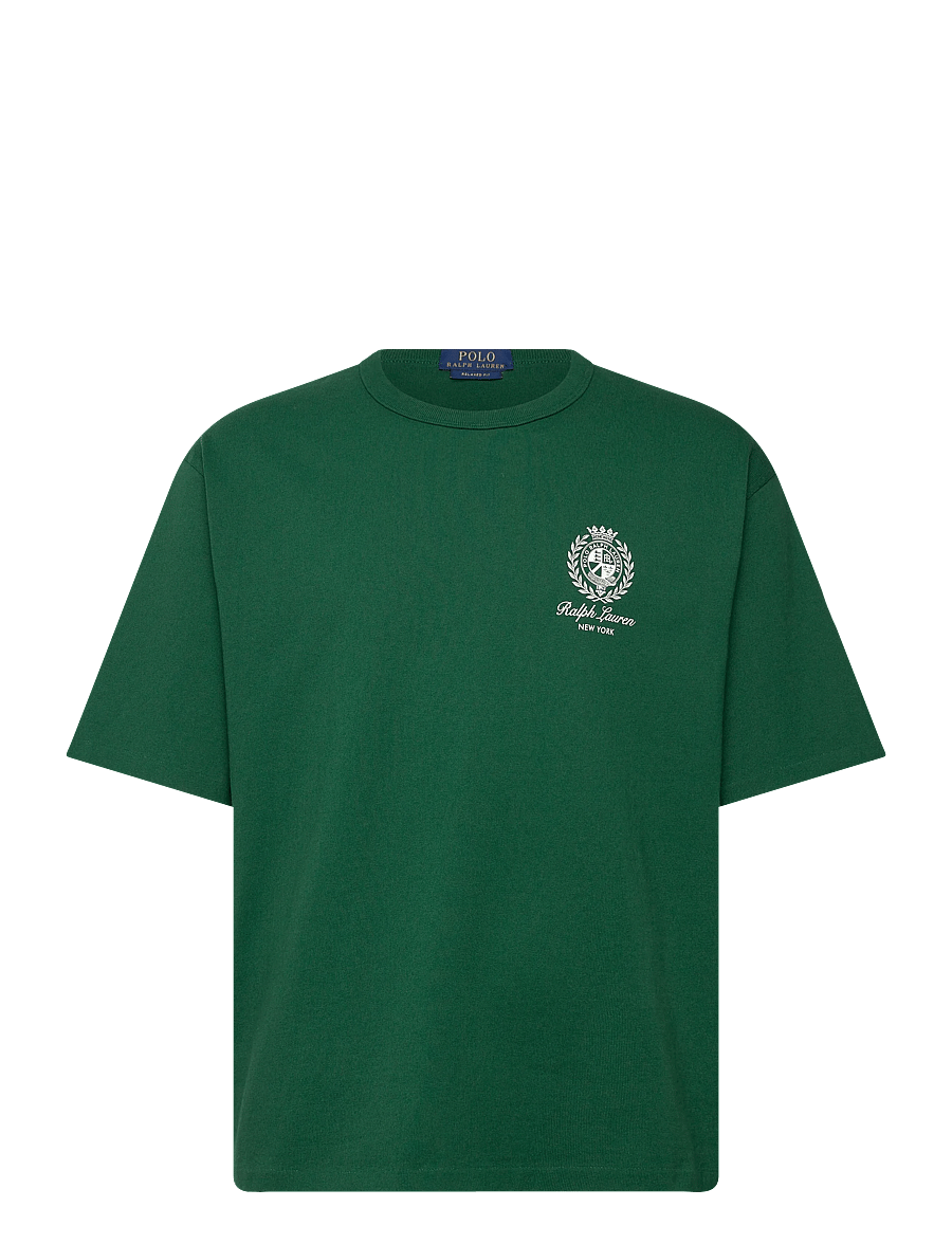 Polo Ralph Lauren - Relaxed Fit Jersey Graphic T-Shirt - kurzärmelige t-shirts - new forest - 1