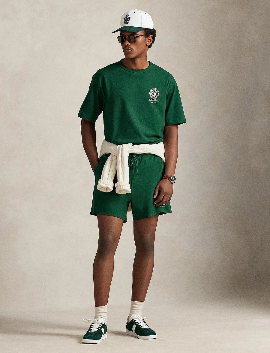 Polo Ralph Lauren - Relaxed Fit Jersey Graphic T-Shirt - kurzärmelige t-shirts - new forest - 0