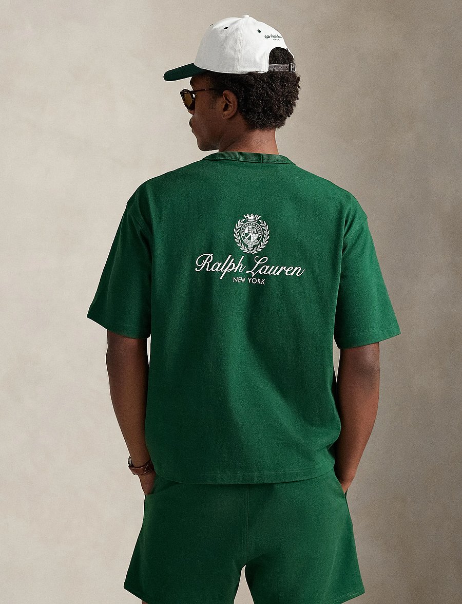 Polo Ralph Lauren - Relaxed Fit Jersey Graphic T-Shirt - kurzärmelige t-shirts - new forest - 3
