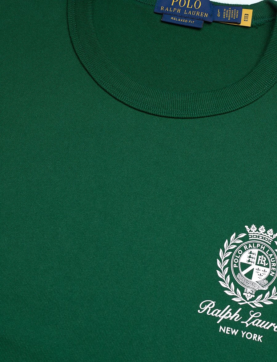 Polo Ralph Lauren - Relaxed Fit Jersey Graphic T-Shirt - kurzärmelige t-shirts - new forest - 4