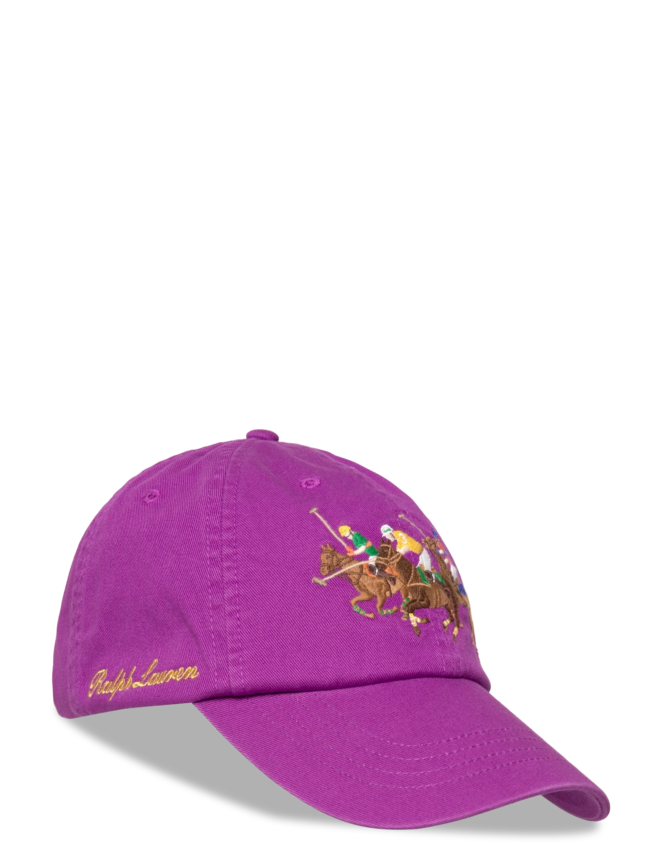 Triple-Pony Twill Ball Cap - PURPLE DAWN