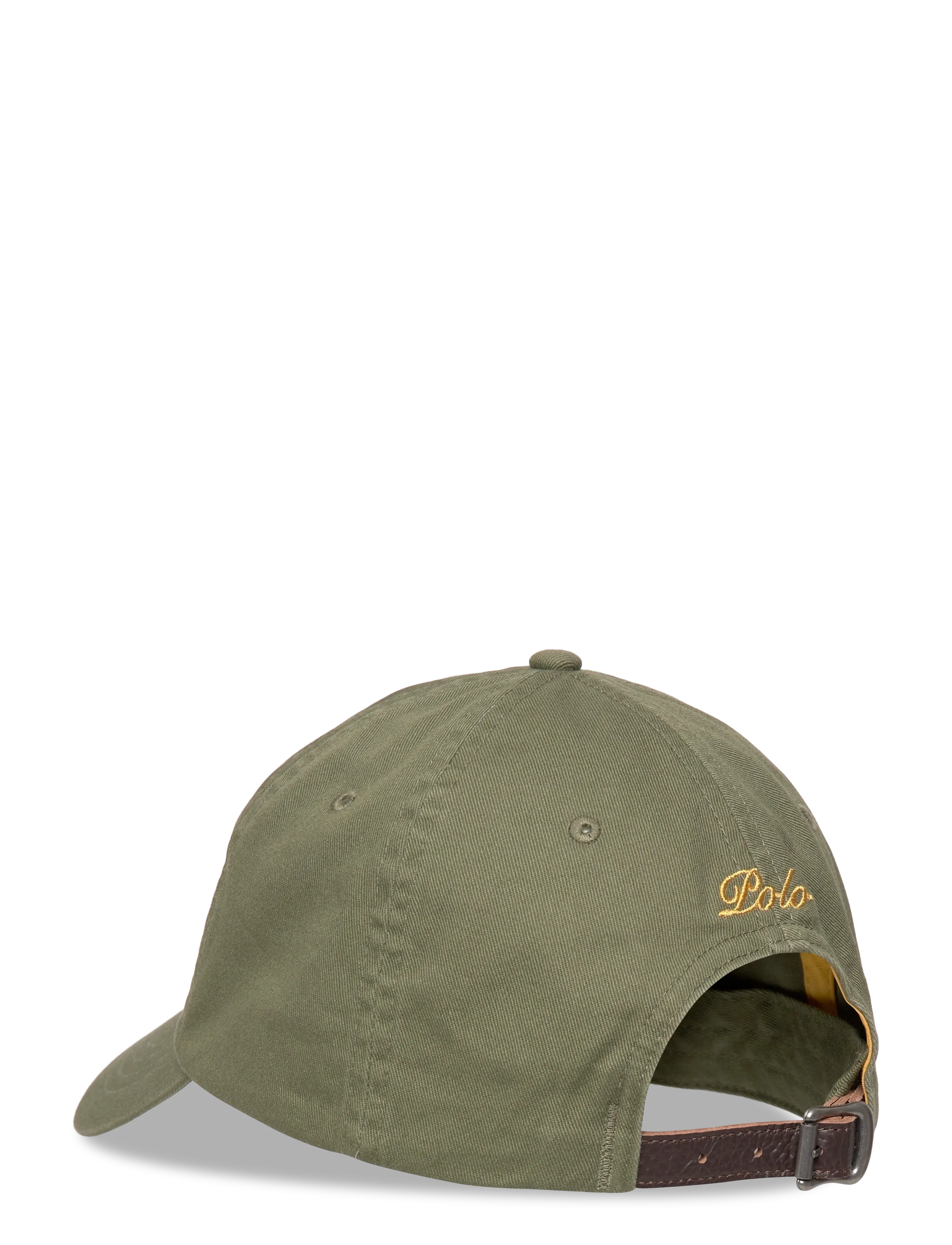 Polo Ralph Lauren - Triple-Pony Twill Ball Cap - kepsar - supply olive - 1