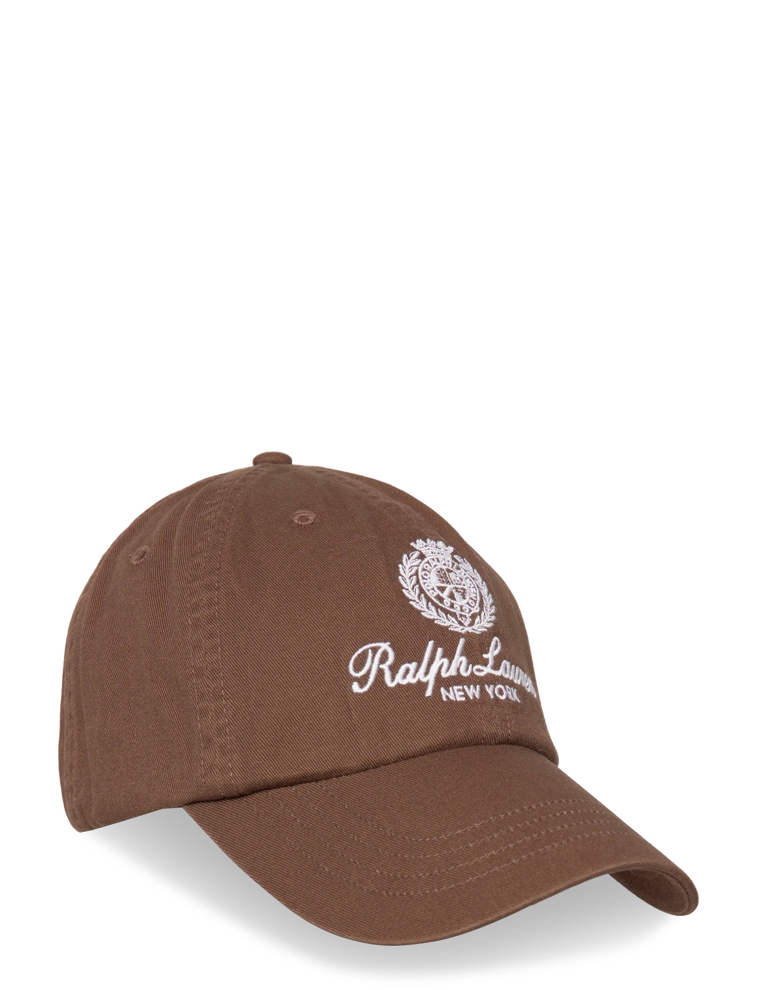 Polo Ralph Lauren Crest-Embroidered Twill Ball Cap, One Size, Headwear, Braun - Caps, Männerswear