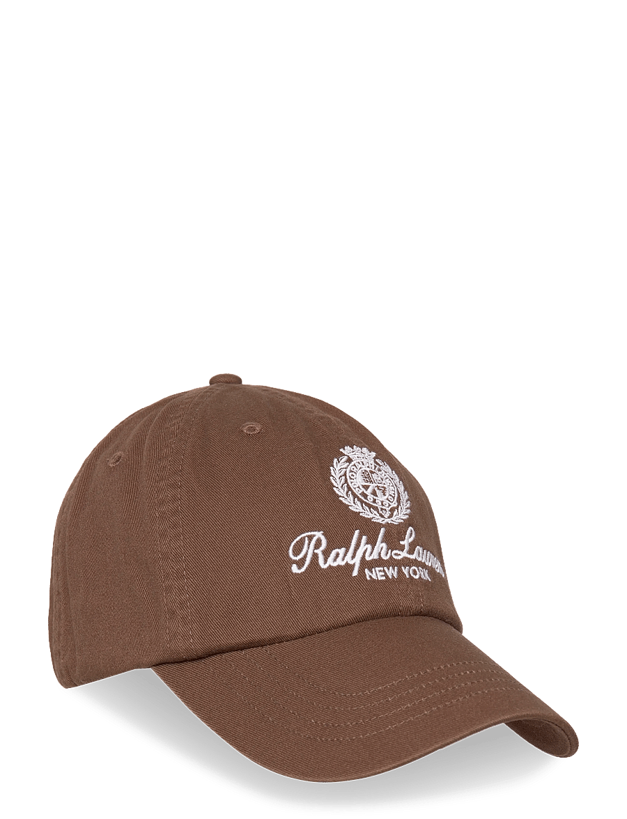 Polo Ralph Lauren - Crest-Embroidered Twill Ball Cap - caps - branch brown - 0