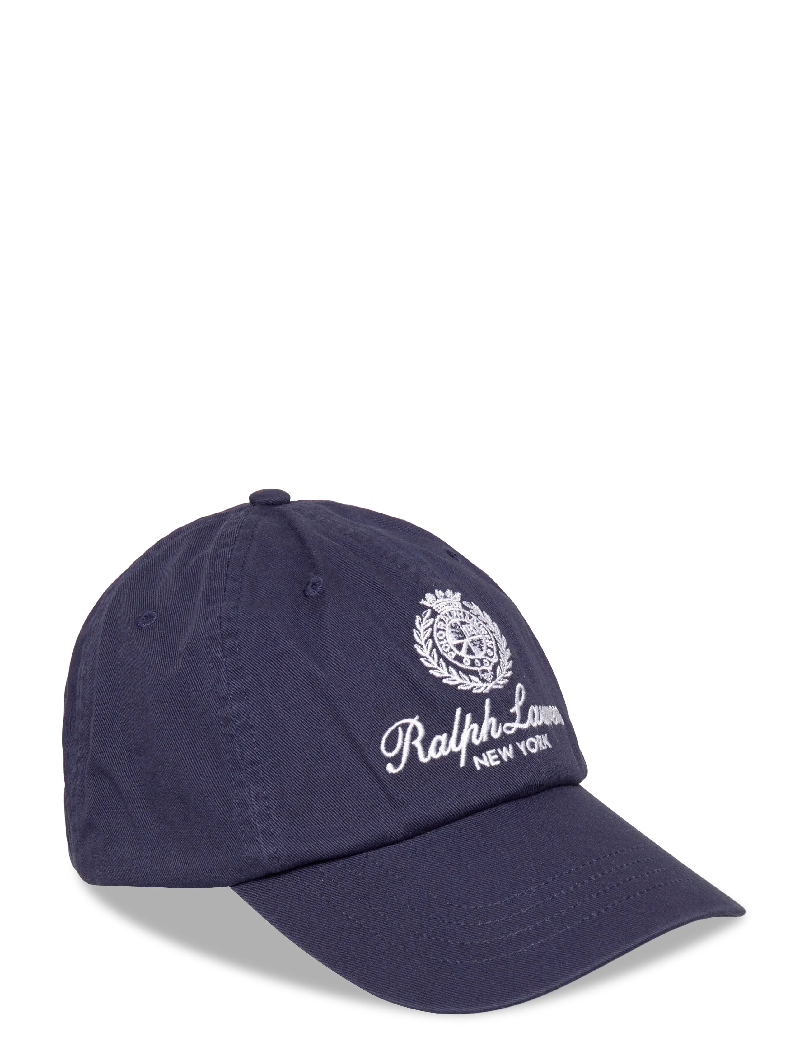 Polo Ralph Lauren Crest-Embroidered Twill Ball Cap, One Size, Headwear, Marineblau - Caps, Männerswear