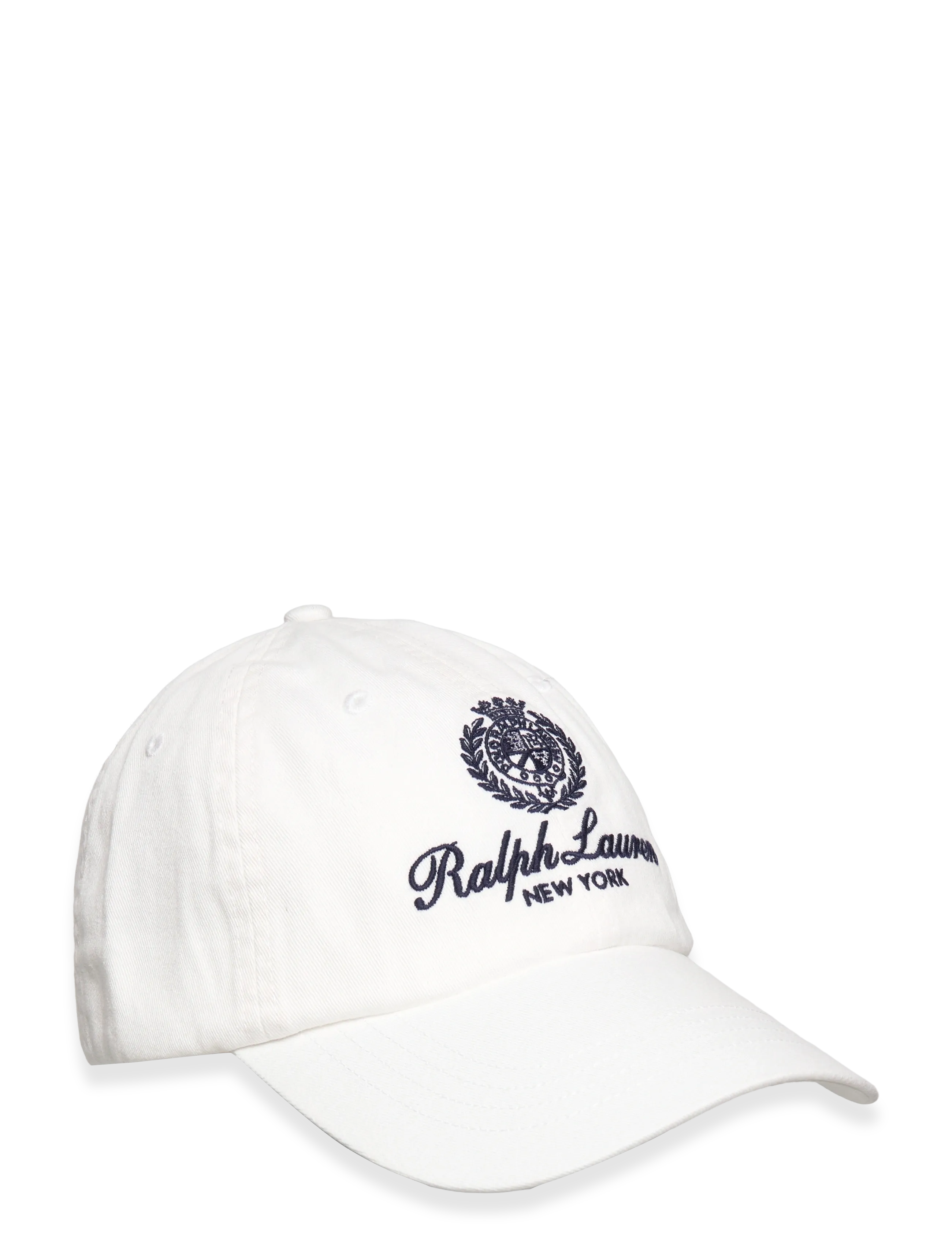 Polo Ralph Lauren Crest-Embroidered Twill Ball Cap, One Size, Headwear, Weiß - Caps, Männerswear