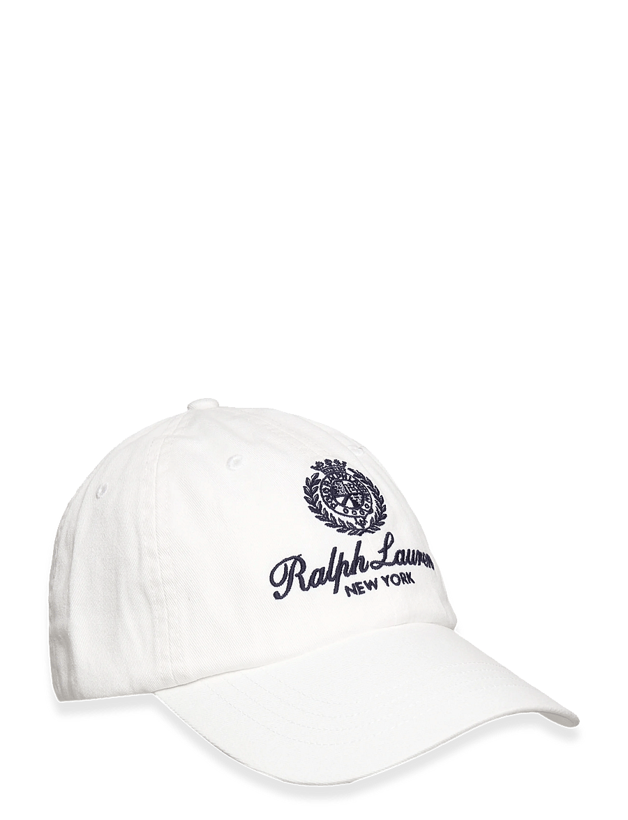 Polo Ralph Lauren - Crest-Embroidered Twill Ball Cap - nokamütsid - paper white - 0