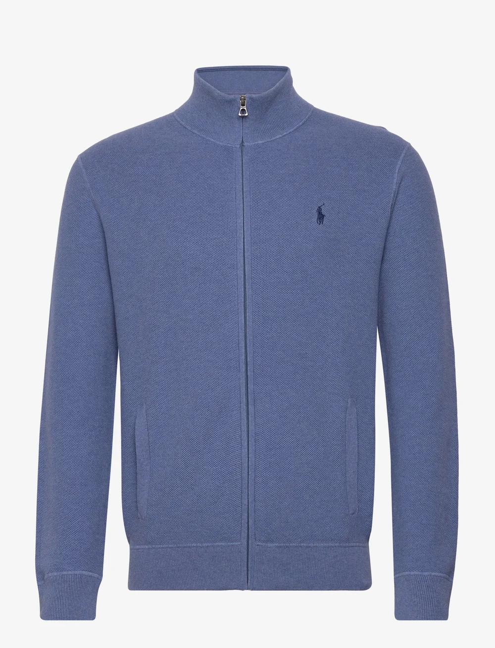 Polo Ralph Lauren Woven stitch Cotton Full zip Sweater Knitwear Boozt