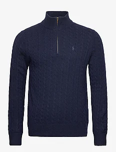 Cable-Knit Wool-Cotton Sweater, Polo Ralph Lauren