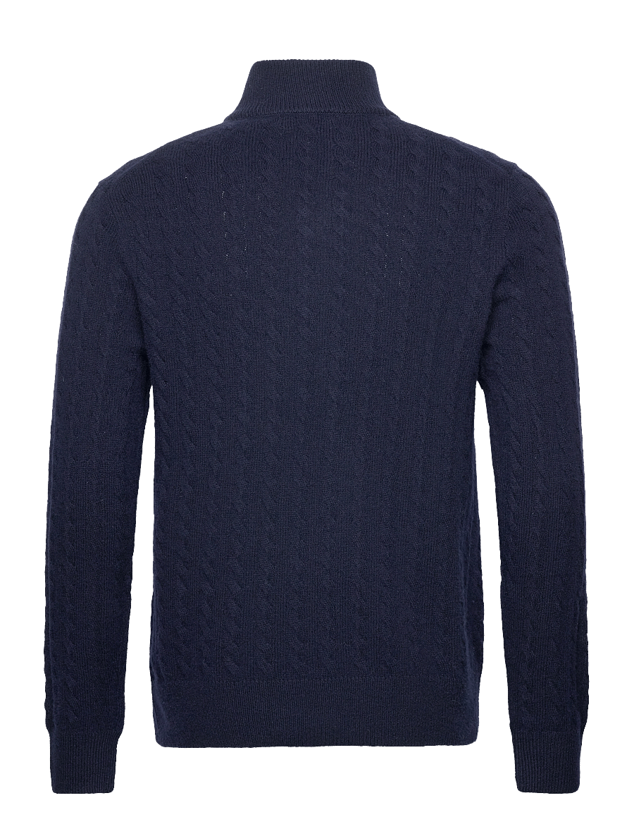 Polo Ralph Lauren - Cable-Knit Wool-Cotton Sweater - hunter navy - 1