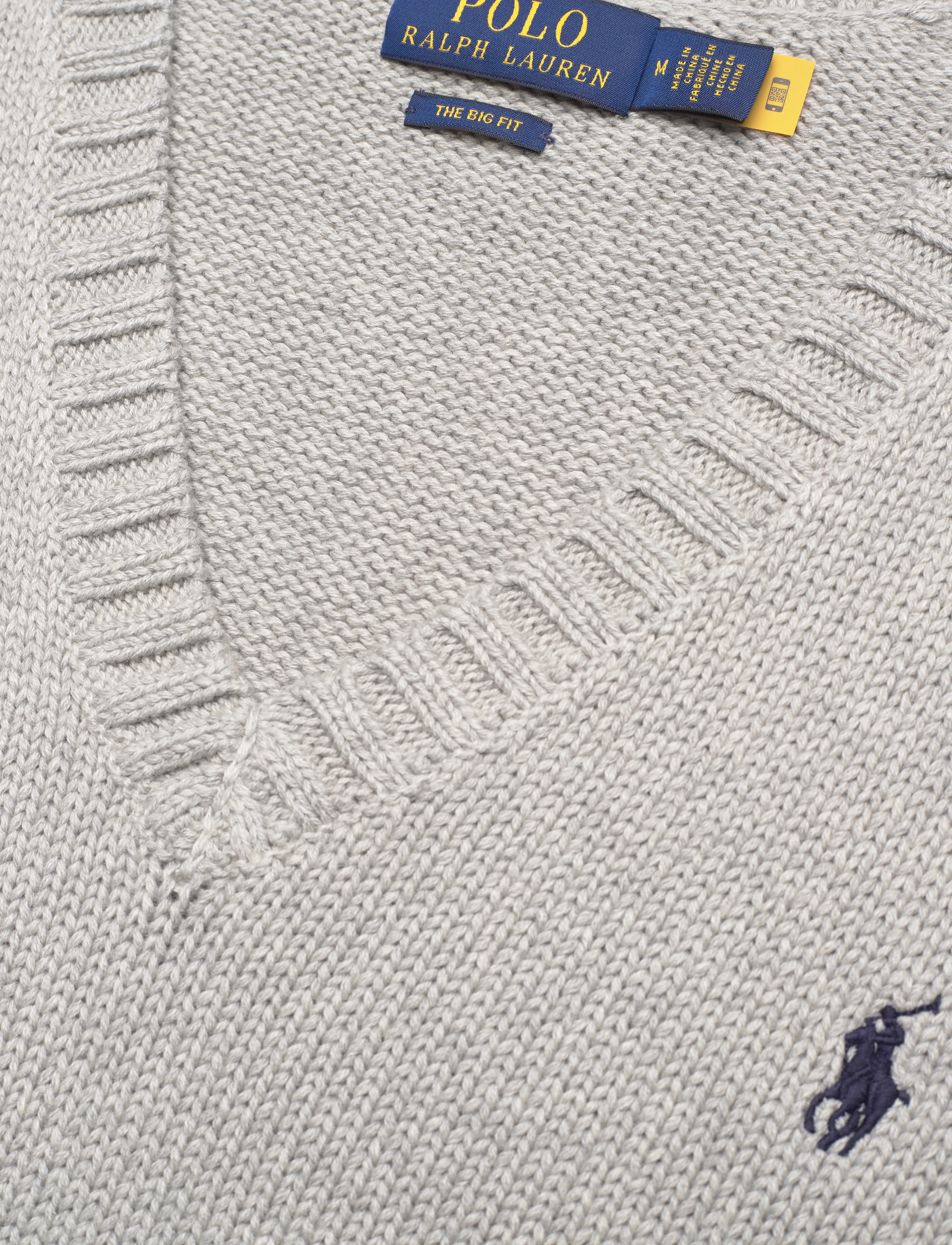 Polo Ralph Lauren - Big Fit Cotton Sweater Vest - andover heather - 2