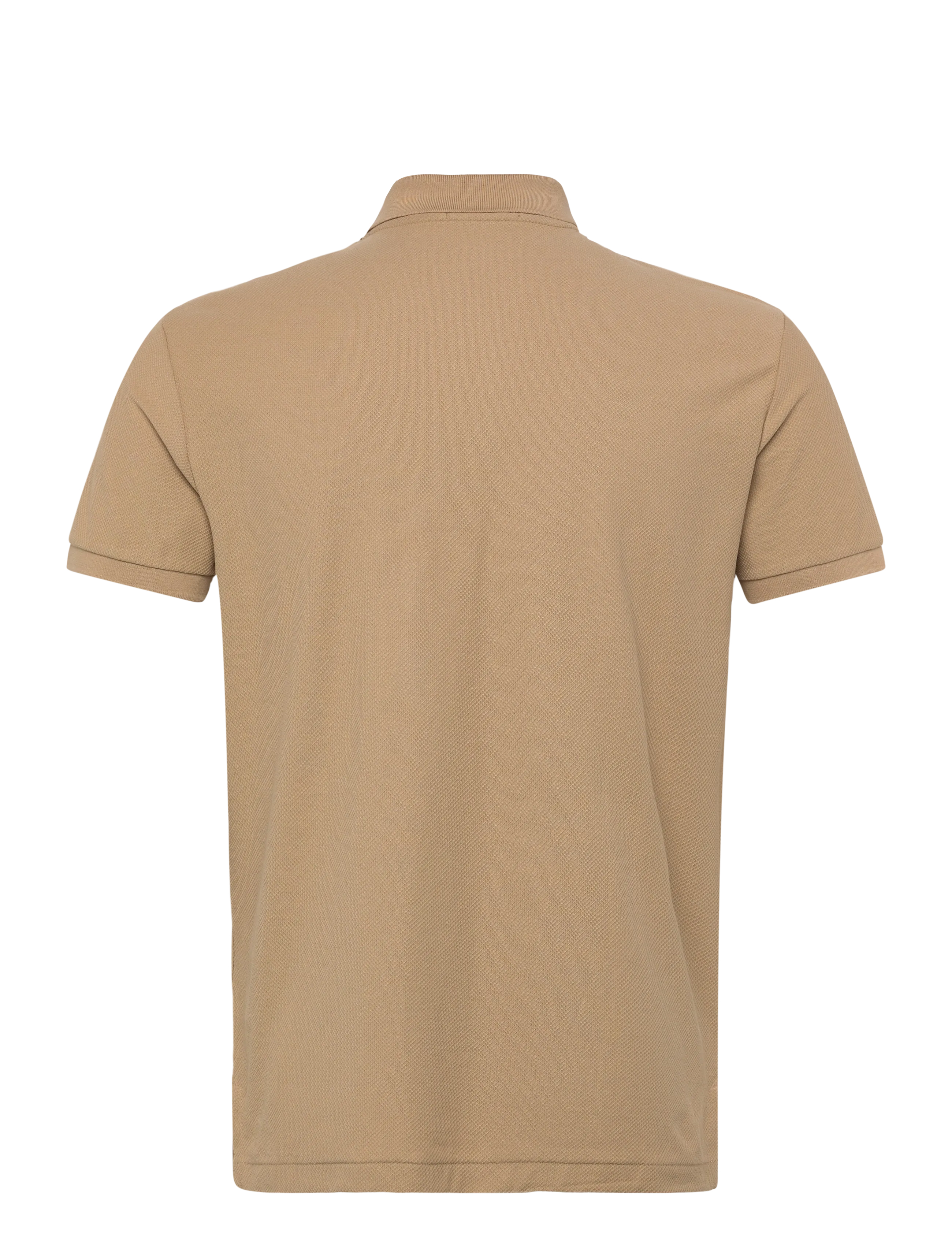 Polo Ralph Lauren - Custom Slim Fit Honeycomb-Mesh Polo - kortærmede poloer - coastal beige - 1
