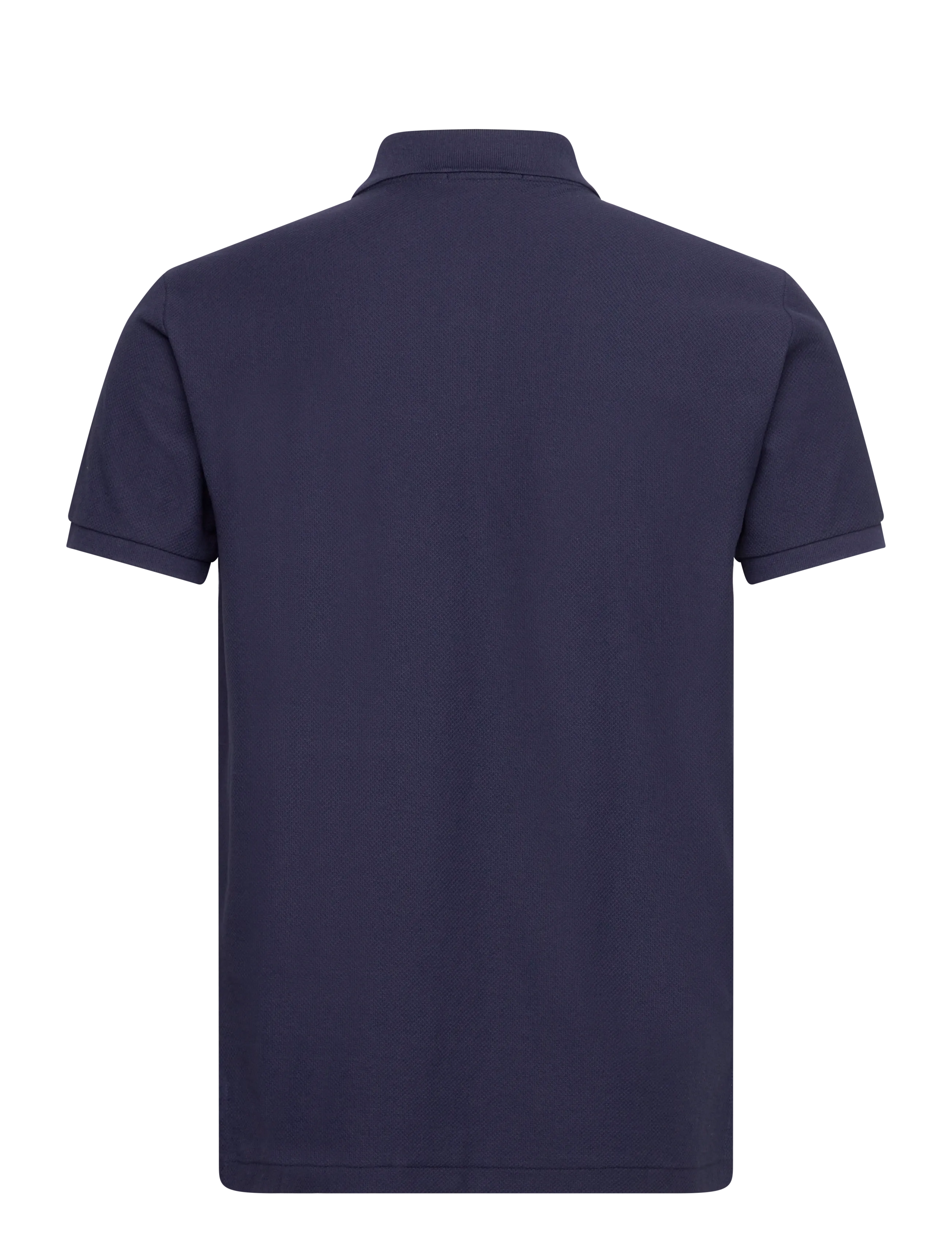 Custom Slim Fit pikétröja i marinblå piké 3