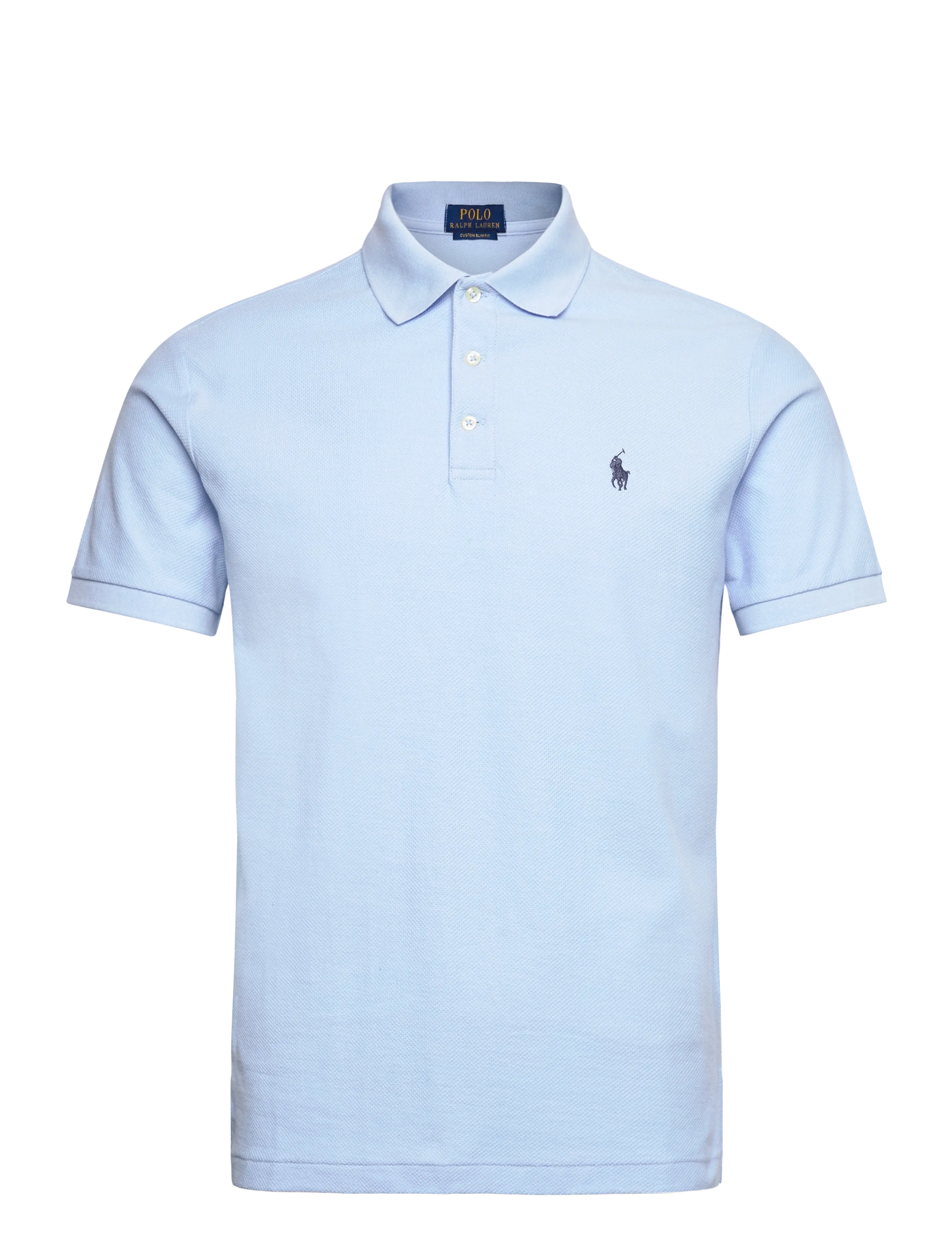 Polo Ralph Lauren Custom Slim Fit Honeycomb-Mesh Polo - Tøj - OFFICE BLUE / blue