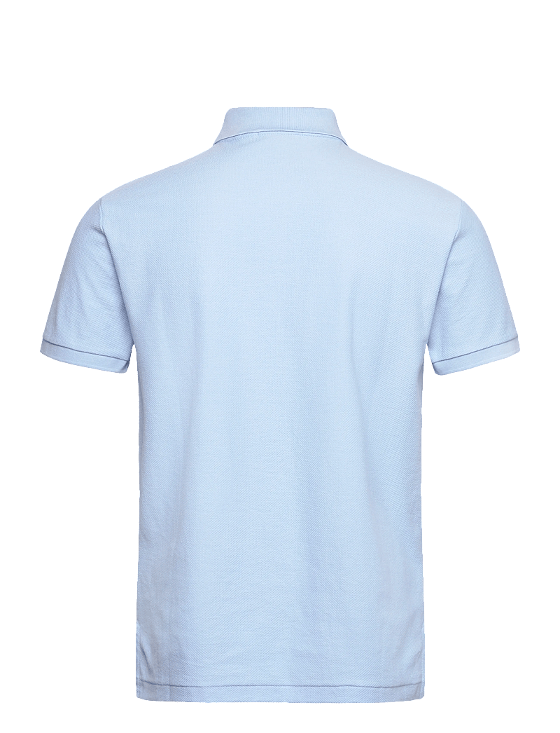 Polo Ralph Lauren - Custom Slim Fit Honeycomb-Mesh Polo - kootud polosärgid - office blue - 1