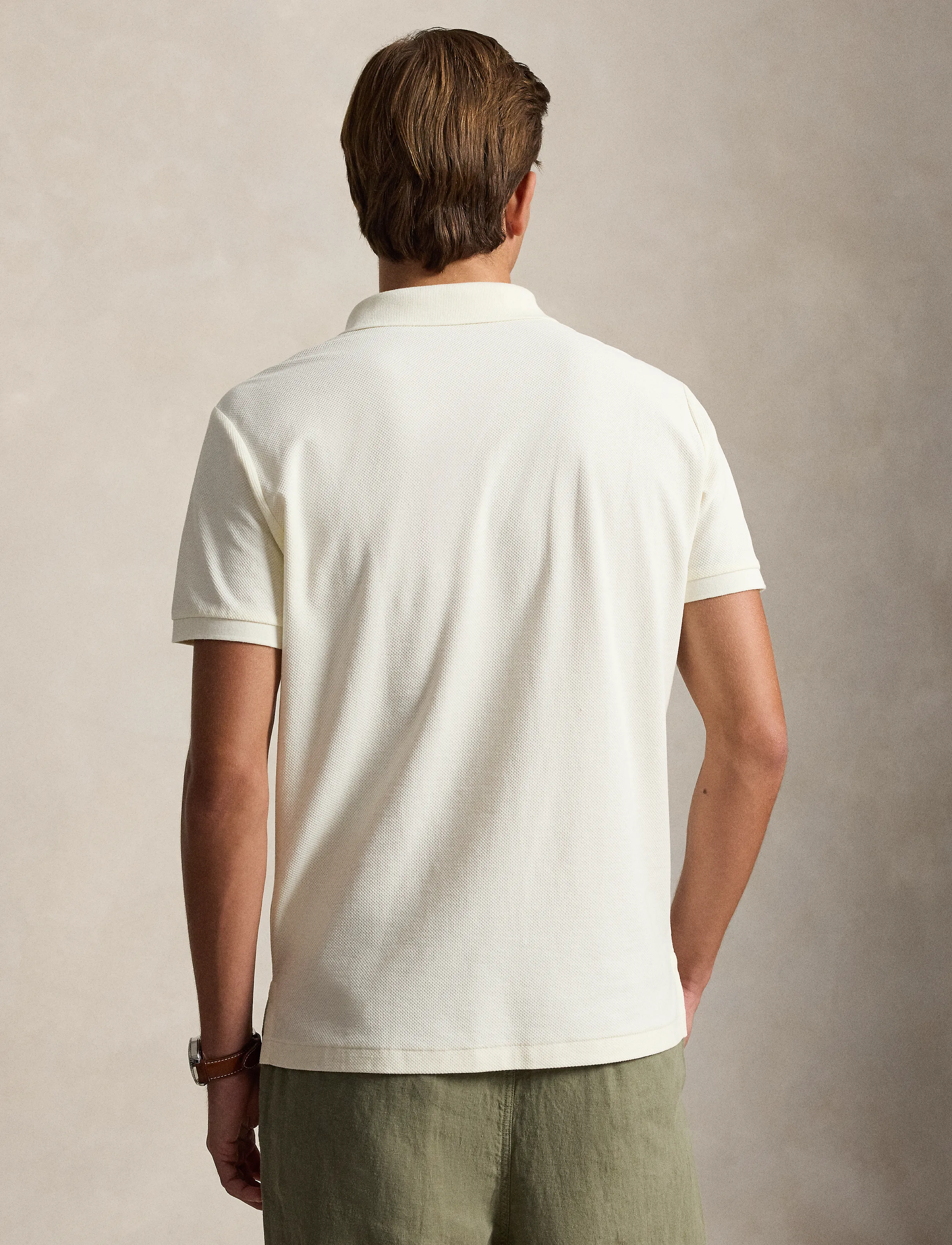 Custom Slim Fit Honeycomb-Mesh Polo 2