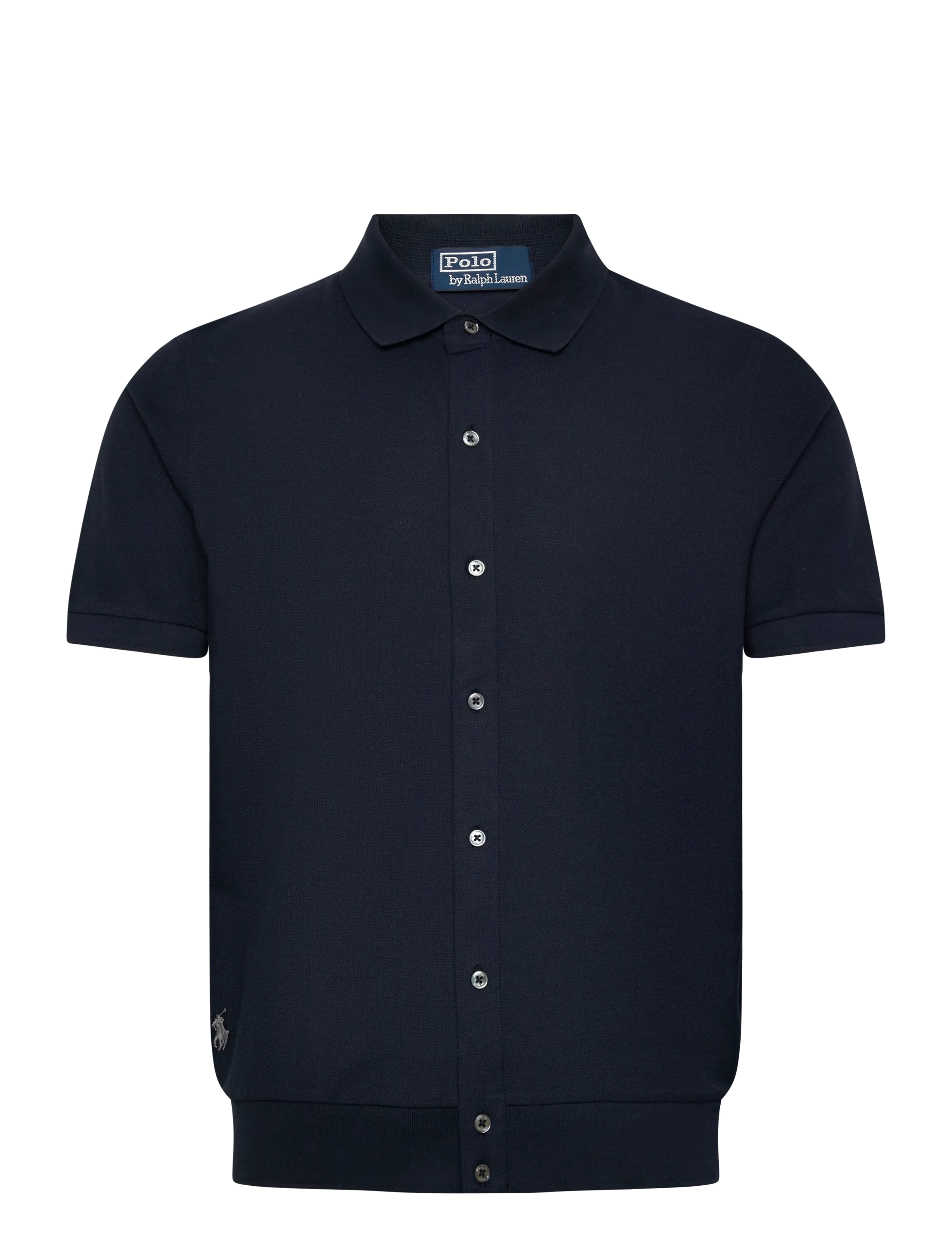 Polo Ralph Lauren Standard Fit Honeycomb-Mesh Shirt - Pikéer - AVIATOR NAVY / navy