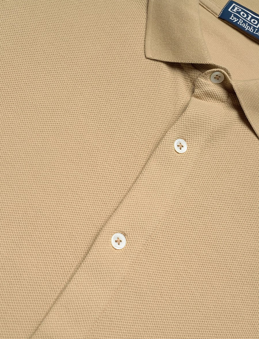 Polo Ralph Lauren - Standard Fit Honeycomb-Mesh Shirt - stickade pikéer - coastal beige - 2
