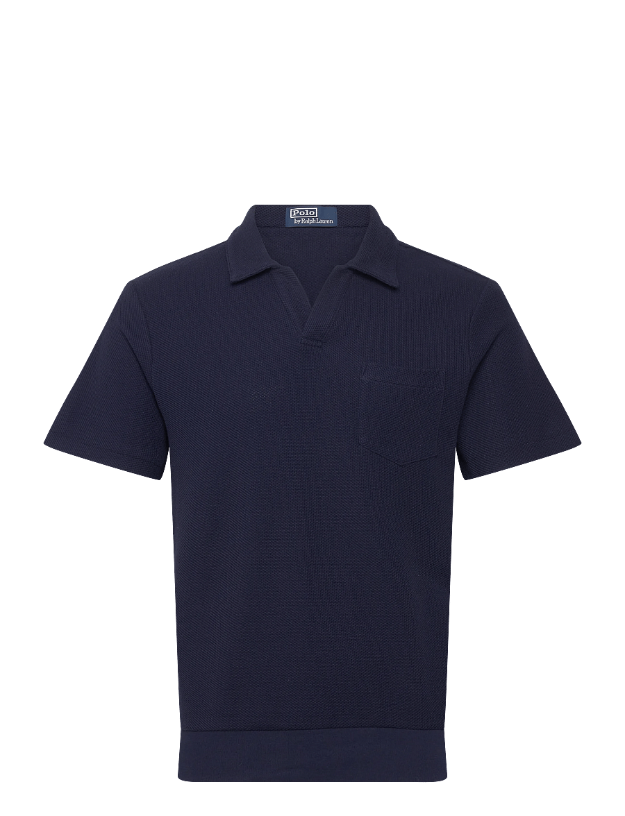 Polo Ralph Lauren - Standard Fit Honeycomb-Mesh Polo Shirt - kortärmade pikéer - cruise navy - 0