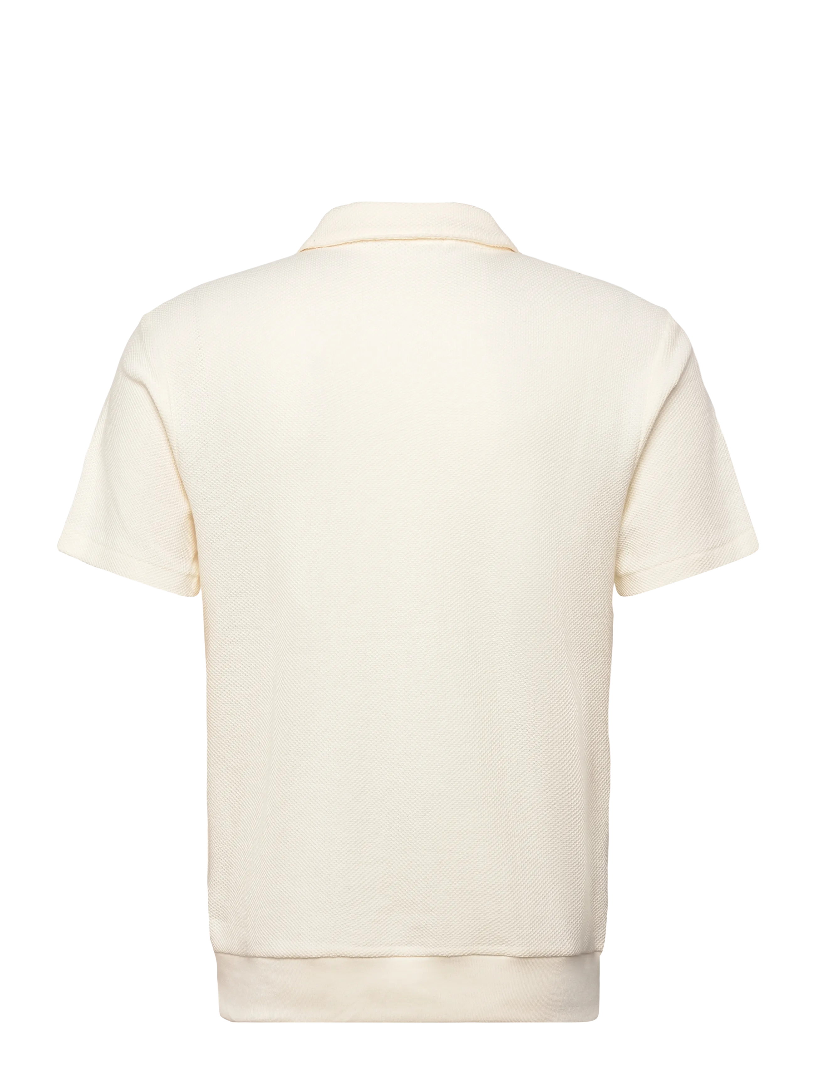 Polo Ralph Lauren - Standard Fit Honeycomb-Mesh Polo Shirt - kortærmede poloer - pale cream - 1