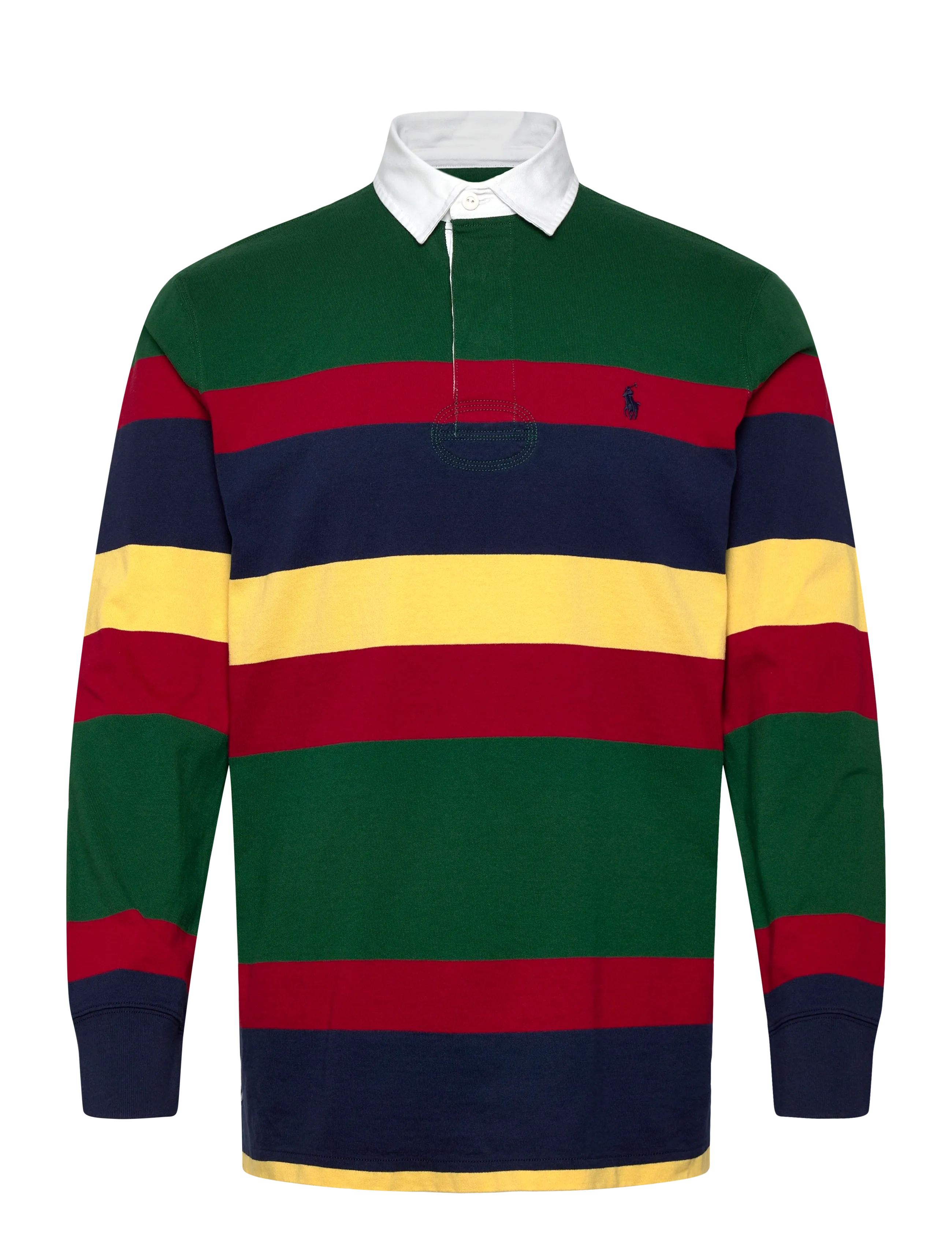 Polo Ralph Lauren The Iconic Rugby Shirt, XL, Polos, Grün - Long-sleeved, Männerswear