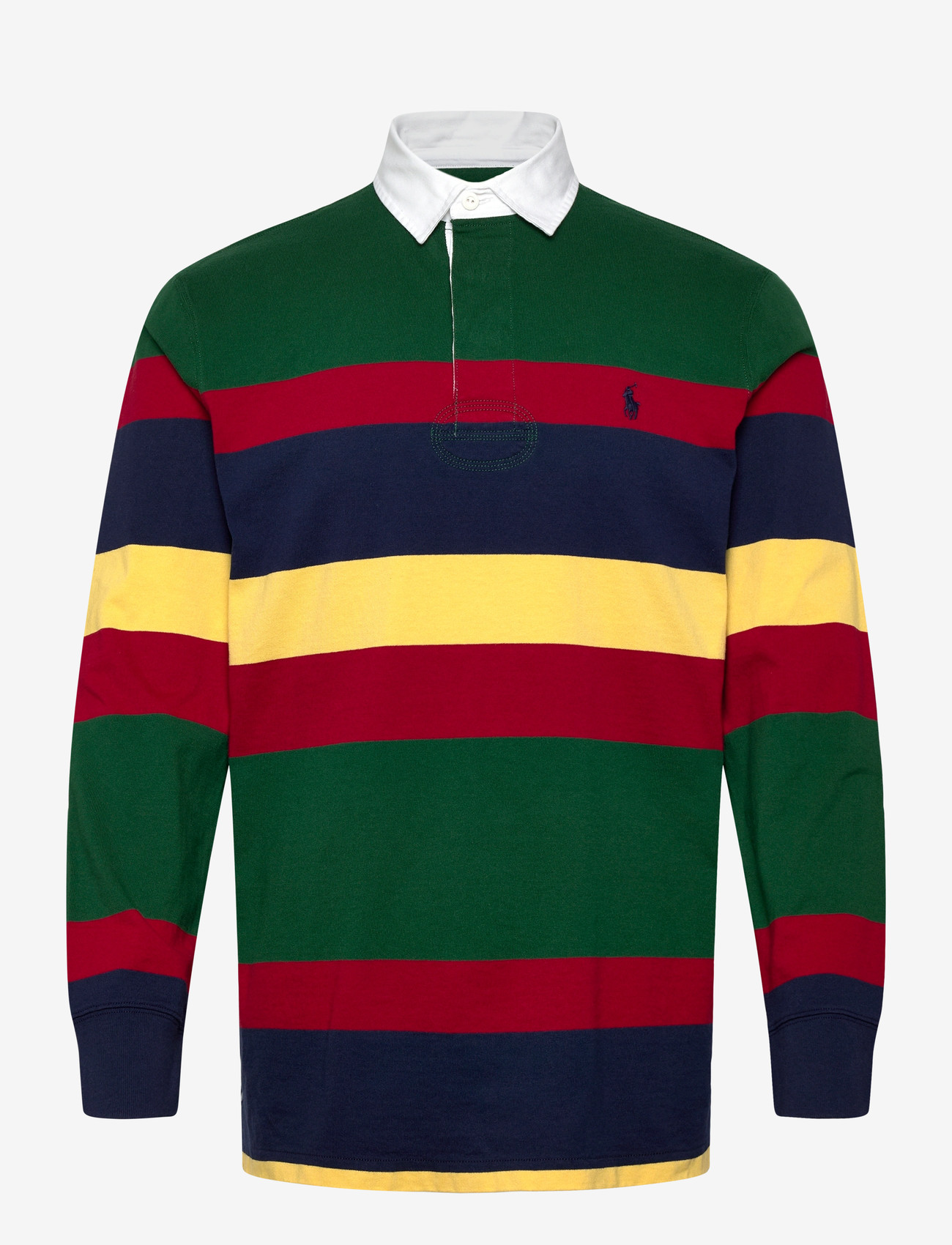 Polo Ralph Lauren - The Iconic Rugby Shirt - langerma pólóbolir - new forest multi - 0