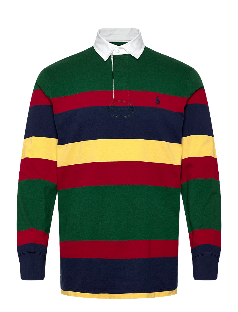 Polo Ralph Lauren - The Iconic Rugby Shirt - langerma pólóbolir - new forest multi - 0