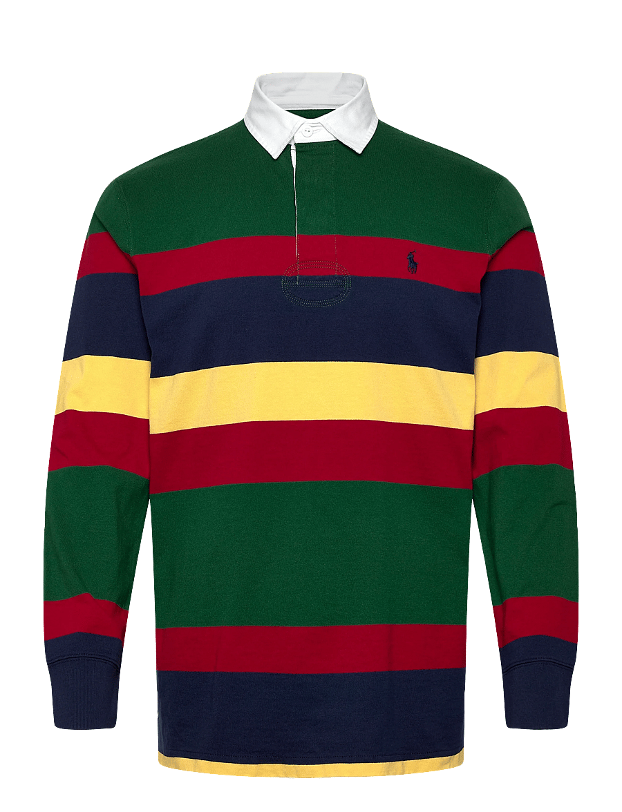 Polo Ralph Lauren - The Iconic Rugby Shirt - long-sleeved polos - new forest multi - 0