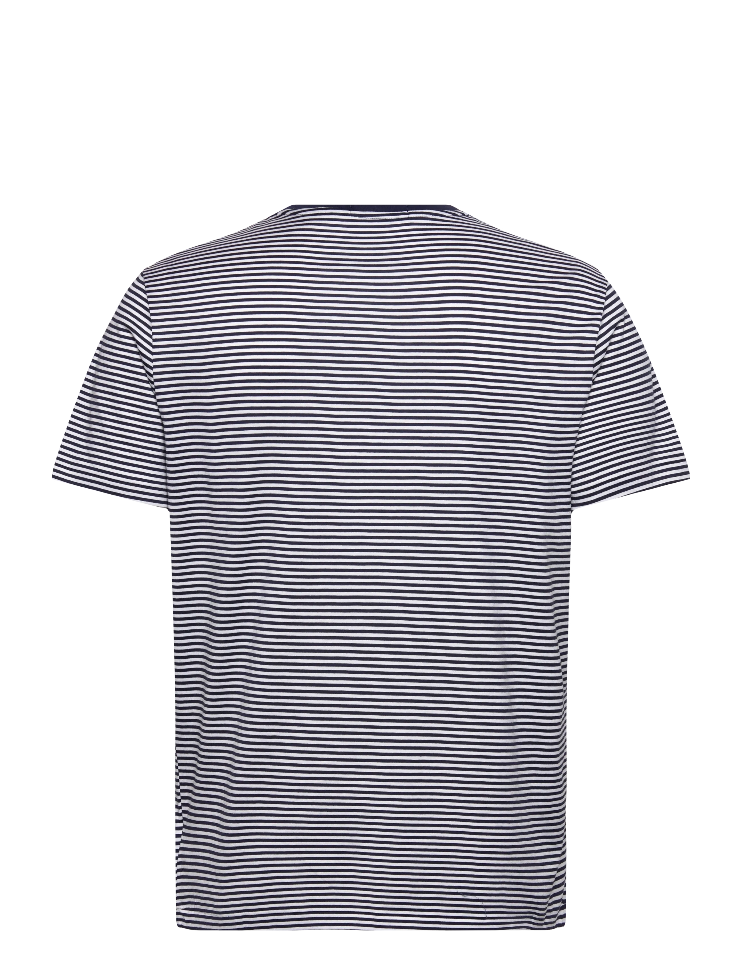 Polo Ralph Lauren - Standard Fit Striped Lisle T-Shirt - lühikeste varrukatega t-särgid - newport navy/whit - 1