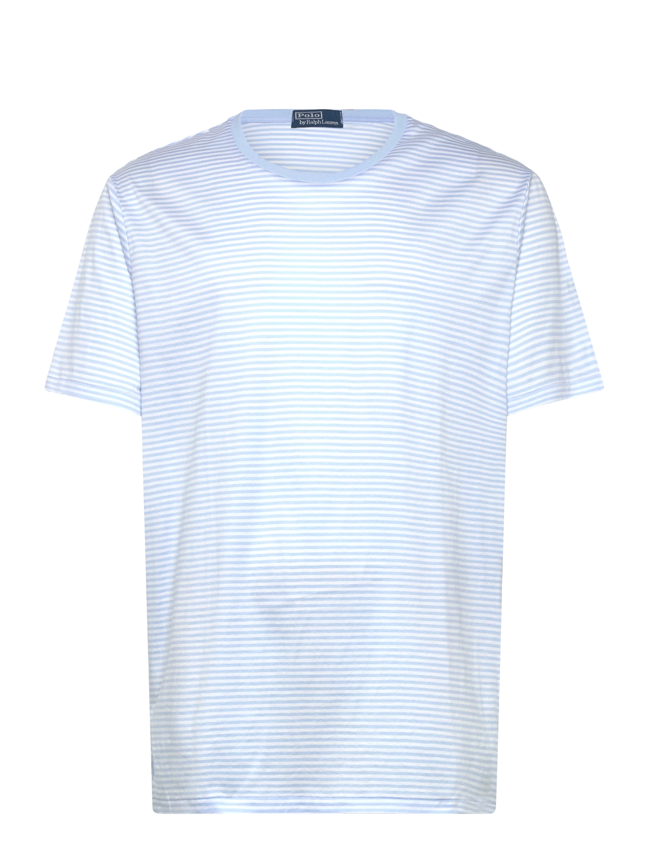 Polo Ralph Lauren Standard Fit Striped Lisle T-Shirt - Tøj - OFFICE BLUE/WHITE / blue