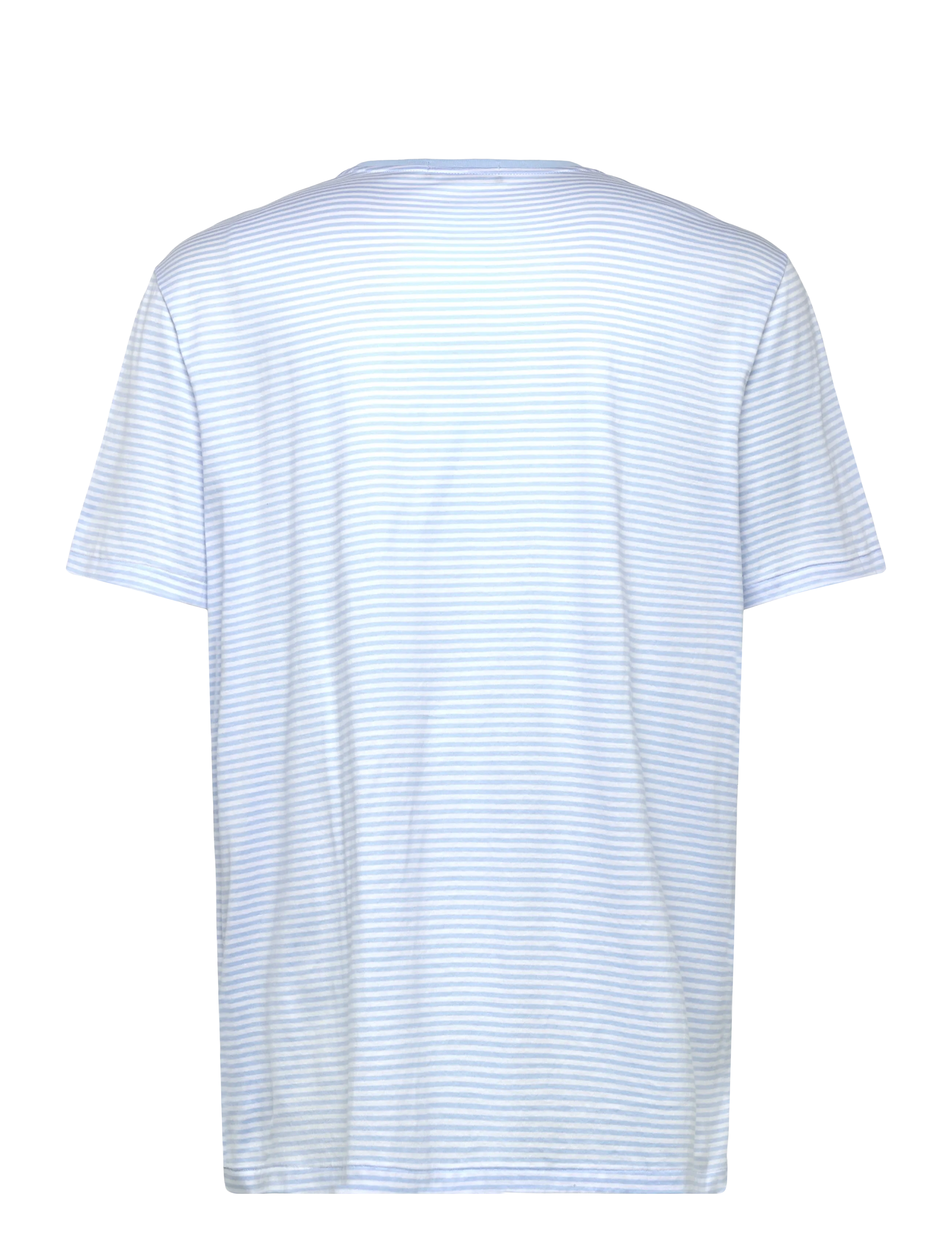 Polo Ralph Lauren - Standard Fit Striped Lisle T-Shirt - kurzärmelige t-shirts - office blue/white - 1