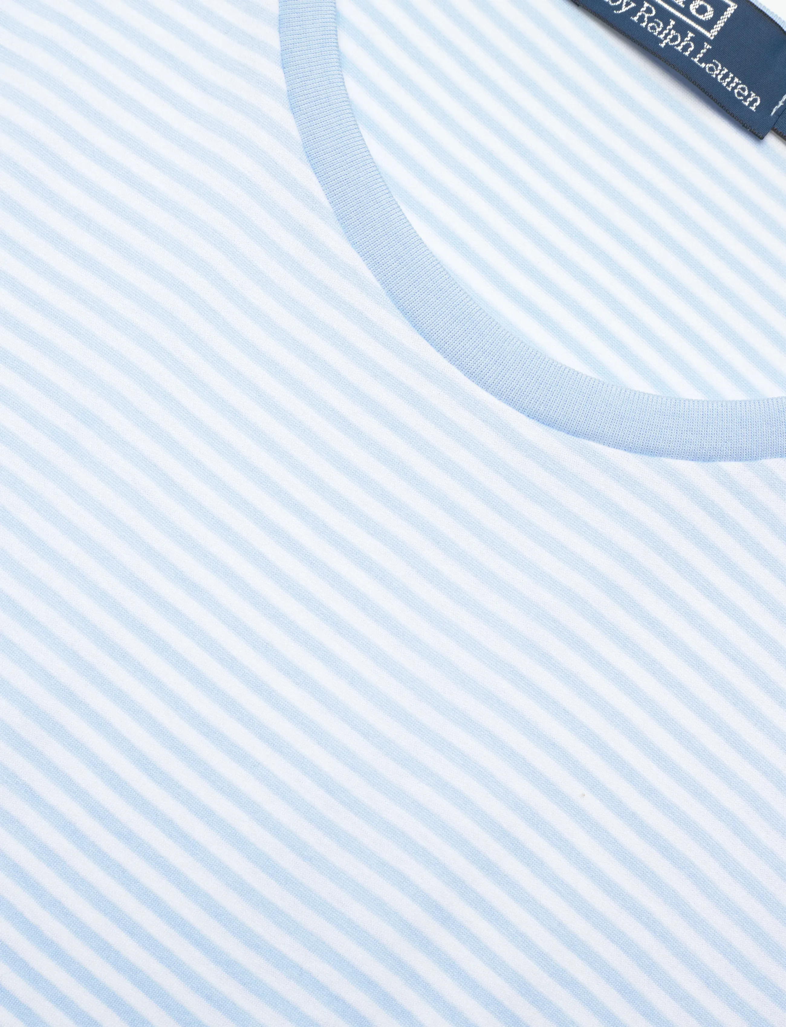 Polo Ralph Lauren - Standard Fit Striped Lisle T-Shirt - kurzärmelige t-shirts - office blue/white - 2