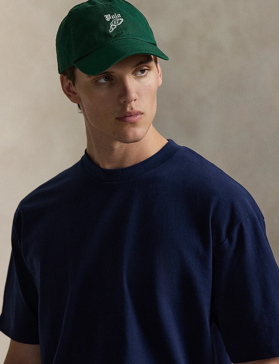 Polo Ralph Lauren - Relaxed Fit Sueded Jersey T-Shirt - kurzärmelige t-shirts - newport navy - 5