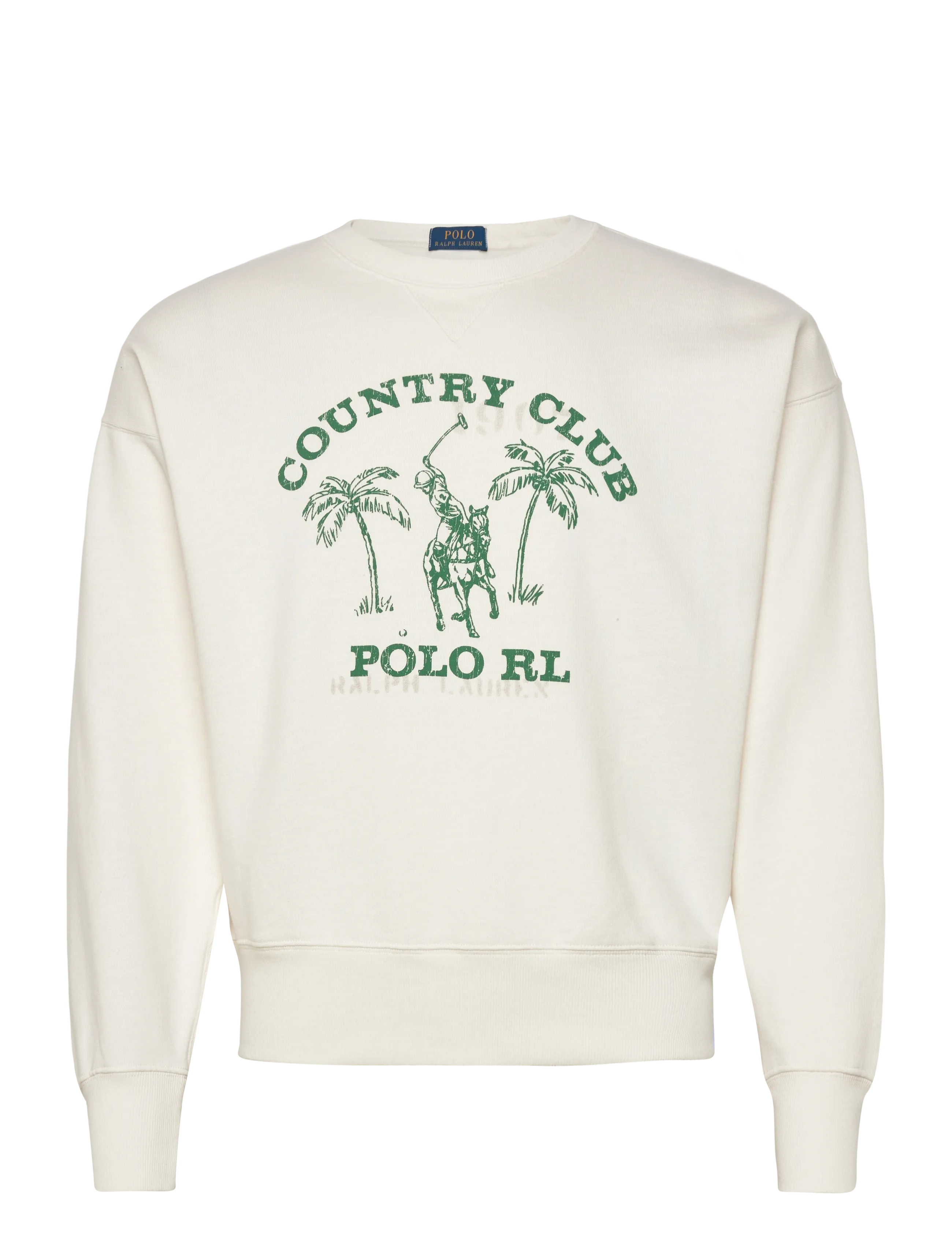 Polo Ralph Lauren VINTAGE FLEECE-KNT-SWEATSHIRT - Sweatshirts - NEVIS / cream