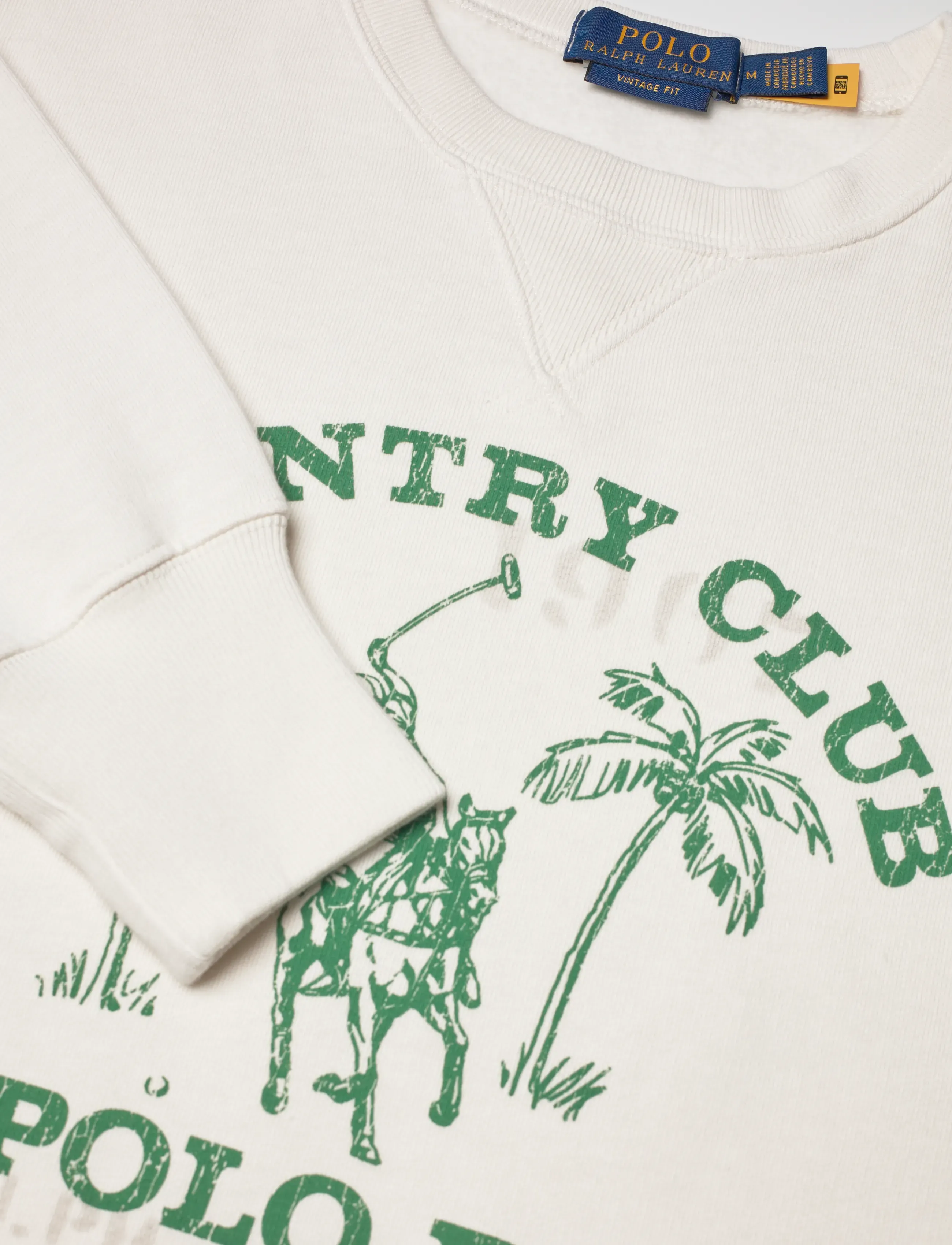 Polo Ralph Lauren - VINTAGE FLEECE-KNT-SWEATSHIRT - shop by occasion - nevis - 2