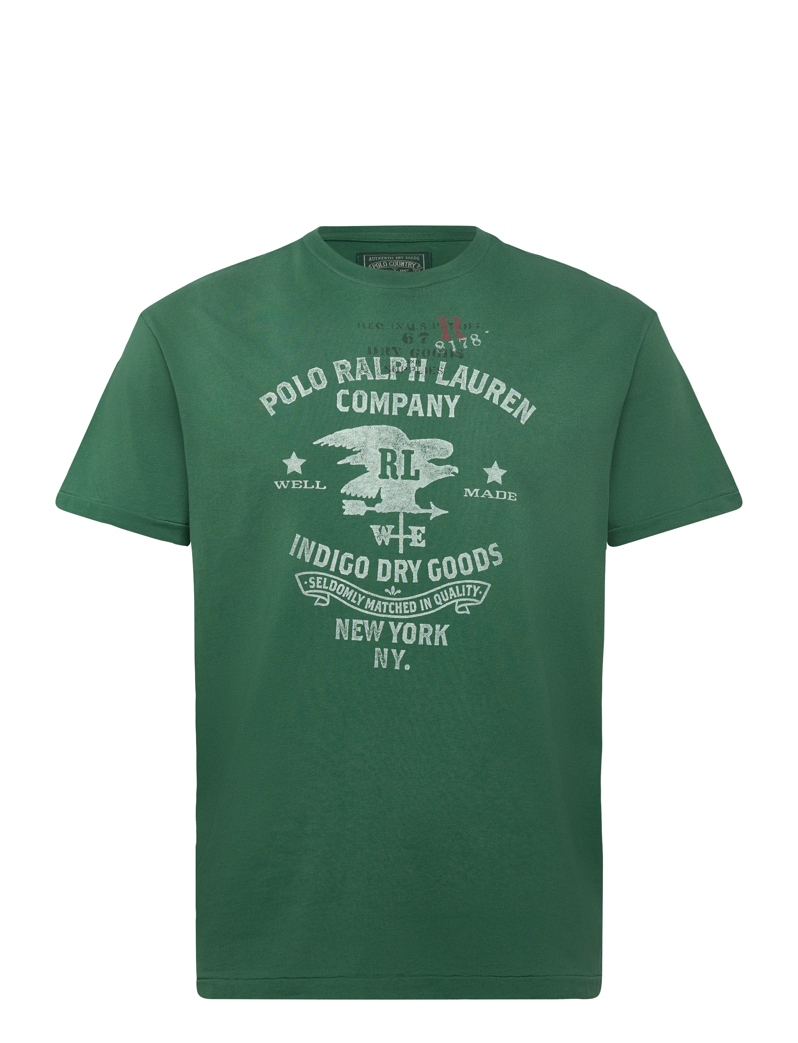 Polo Ralph Lauren Classic Fit Jersey Graphic T-Shirt, Mænd, Grafisk T-Shirt, Grøn, Str: XXL