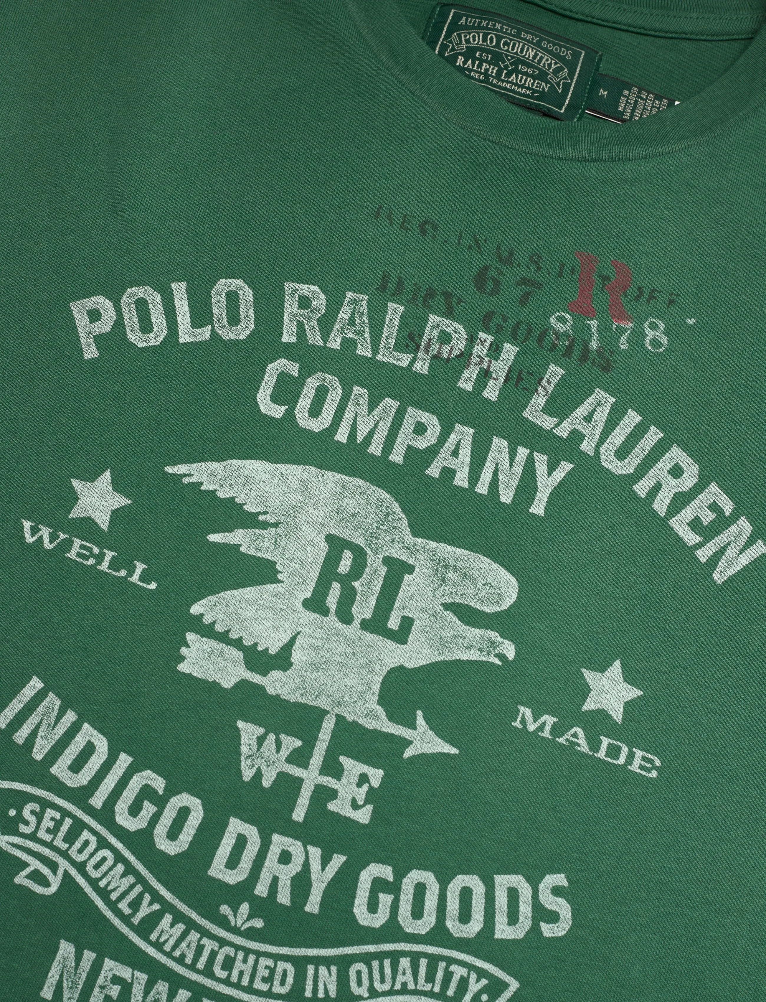 Polo Ralph Lauren - Classic Fit Jersey Graphic T-Shirt - kortærmede t-shirts - antique green - 2