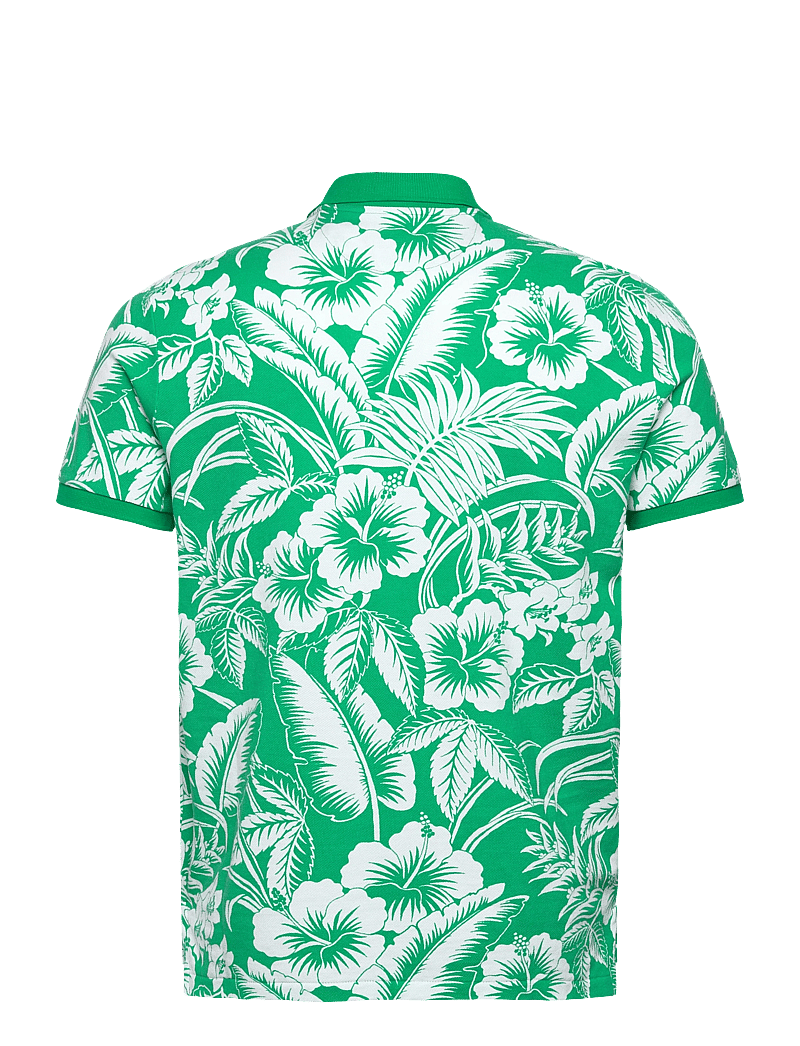 Polo Ralph Lauren - Custom Slim Fit Tropical Mesh Polo Shirt - kortärmade pikéer - sweethrt floral- - 1