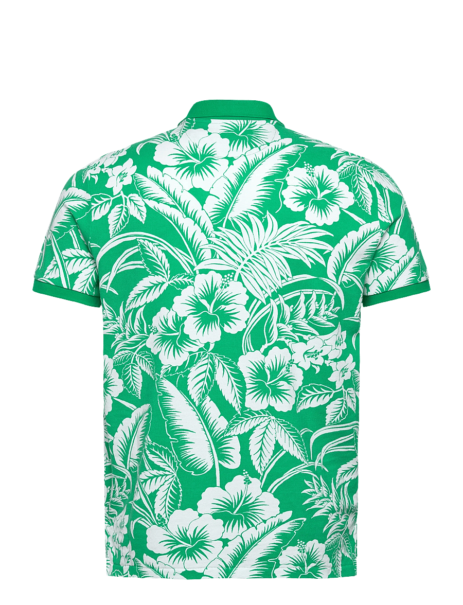 Polo Ralph Lauren - Custom Slim Fit Tropical Mesh Polo Shirt - kortærmede poloer - sweethrt floral- - 1